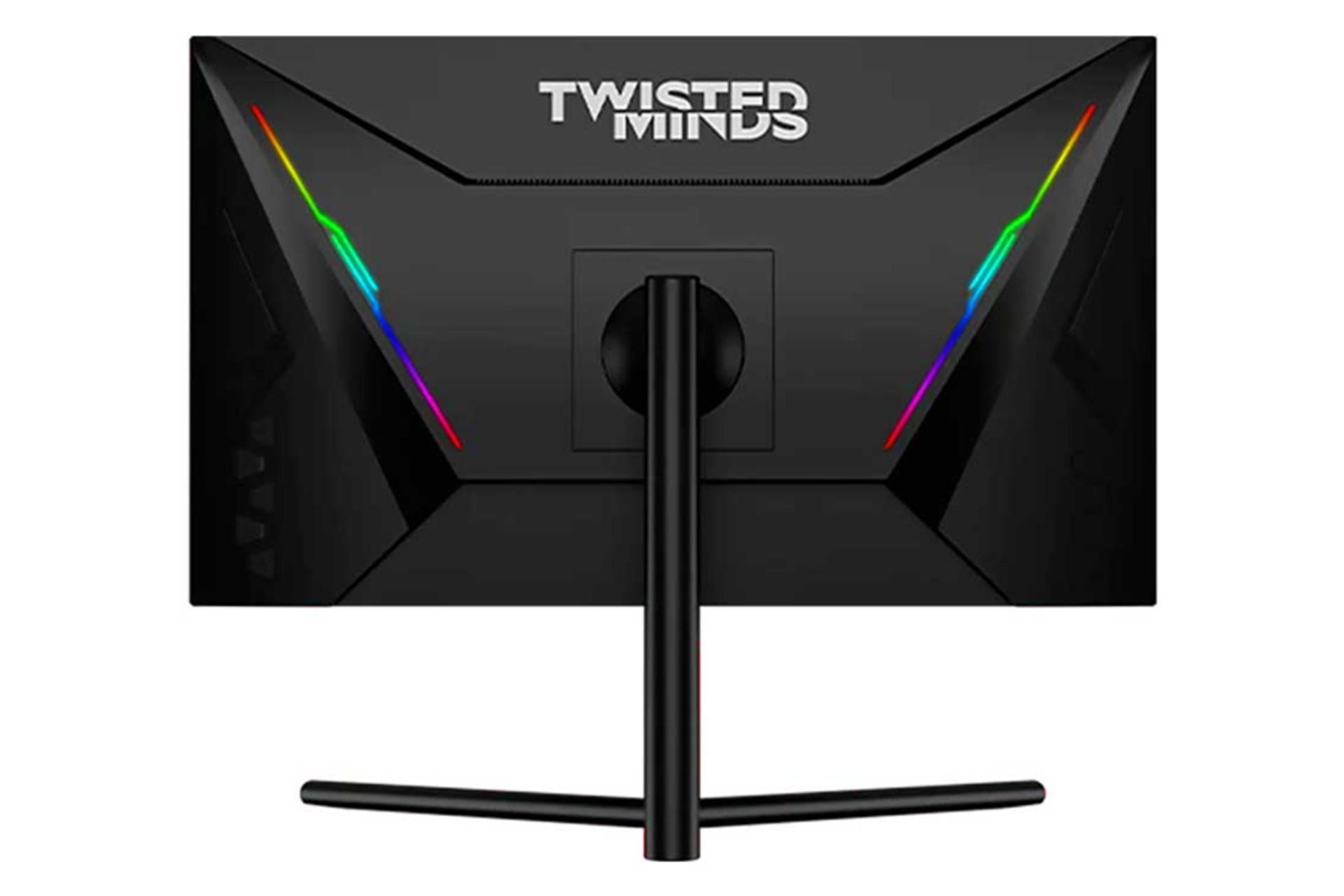 نمای پشت و نورپردازی مانیتور تویستد مایندز 27 اینچ مدل TM27FHD192IPS