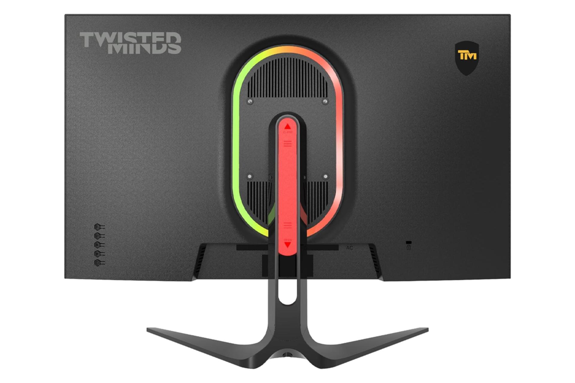 نمای پشت و بدنه مانیتور تویستد مایندز 27 اینچ مدل TM27QHD180IPS