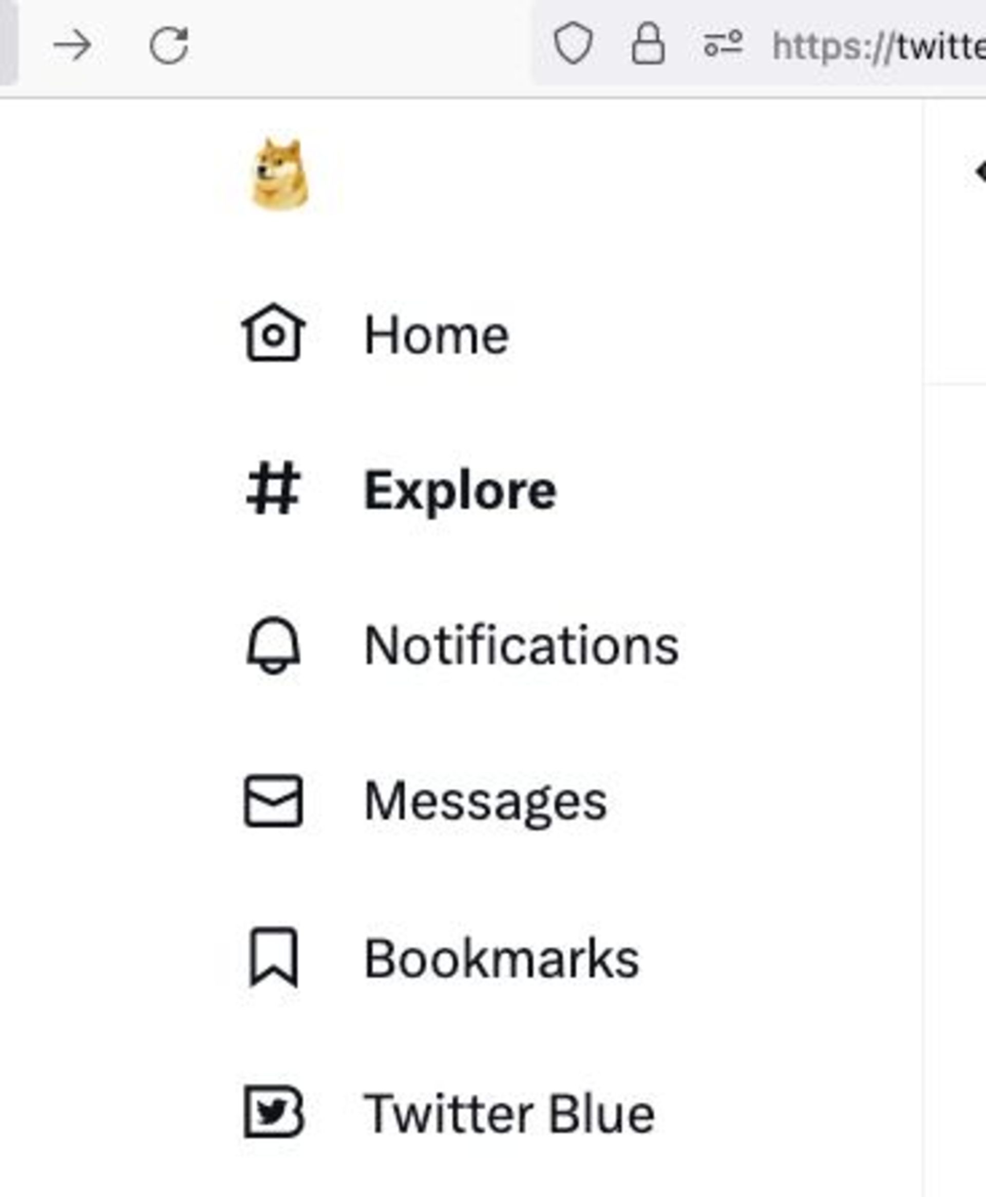 تغییر لوگو توییتر به دوج کوین