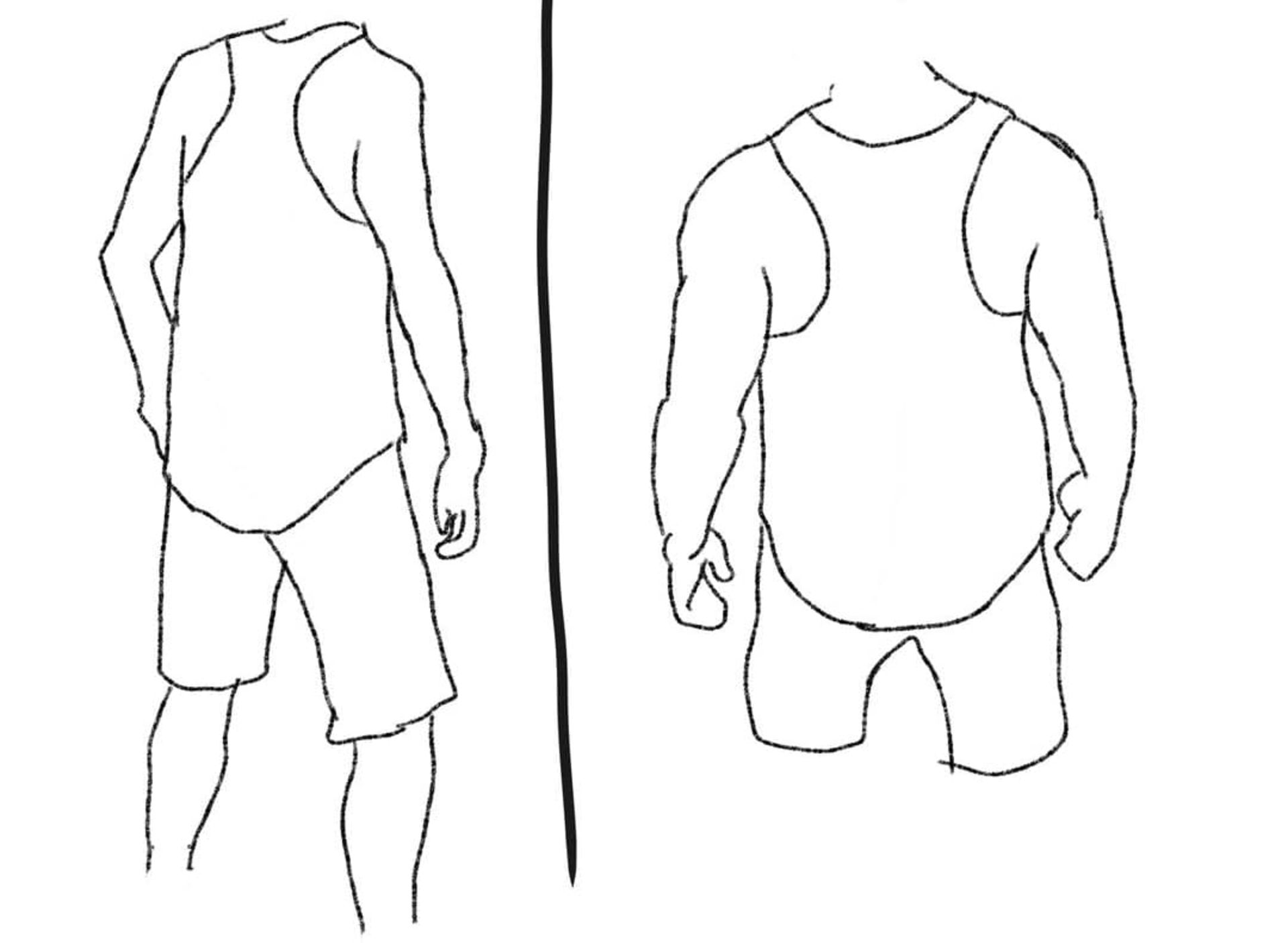 دو NPC چاق و لاغر در بازی جی تی ای ۶