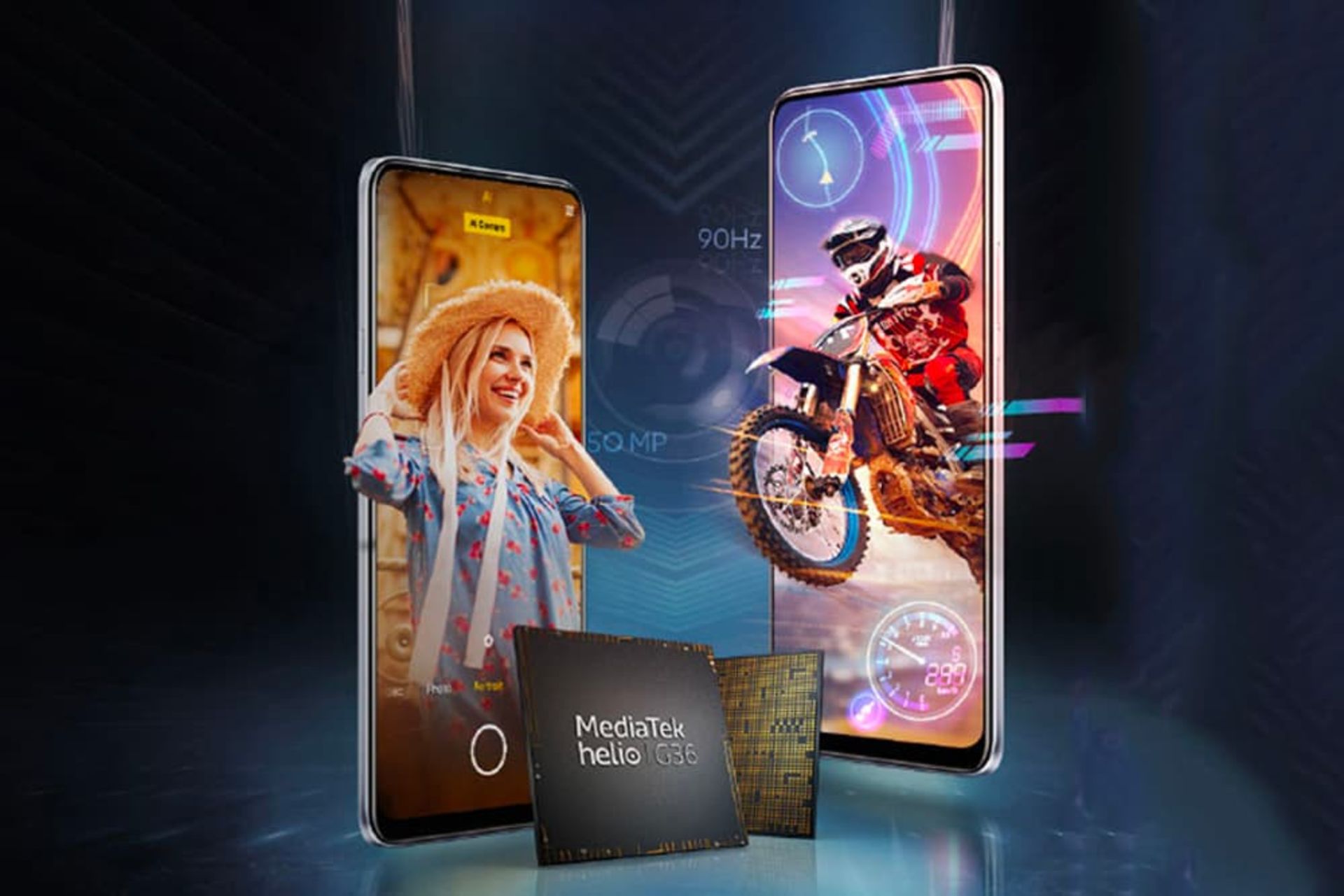 دو گوشی با پردازنده Helio G36 مدیاتک