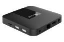 نمای نیمرخ اندروید باکس تی اکس 3 mini+ با نمایش درگاه‌های لبه کناری و پشت