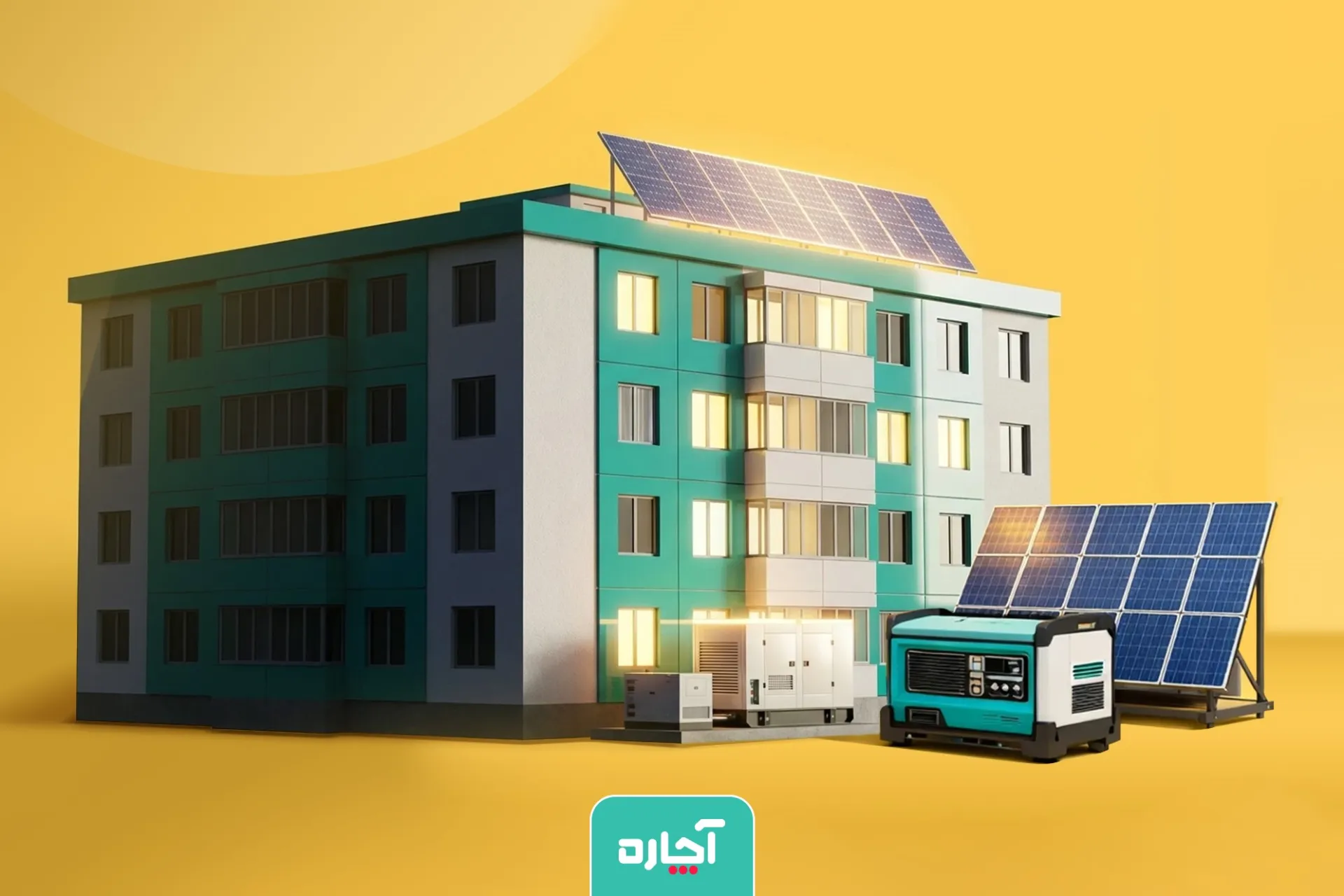 پنل خورشیدی آچاره