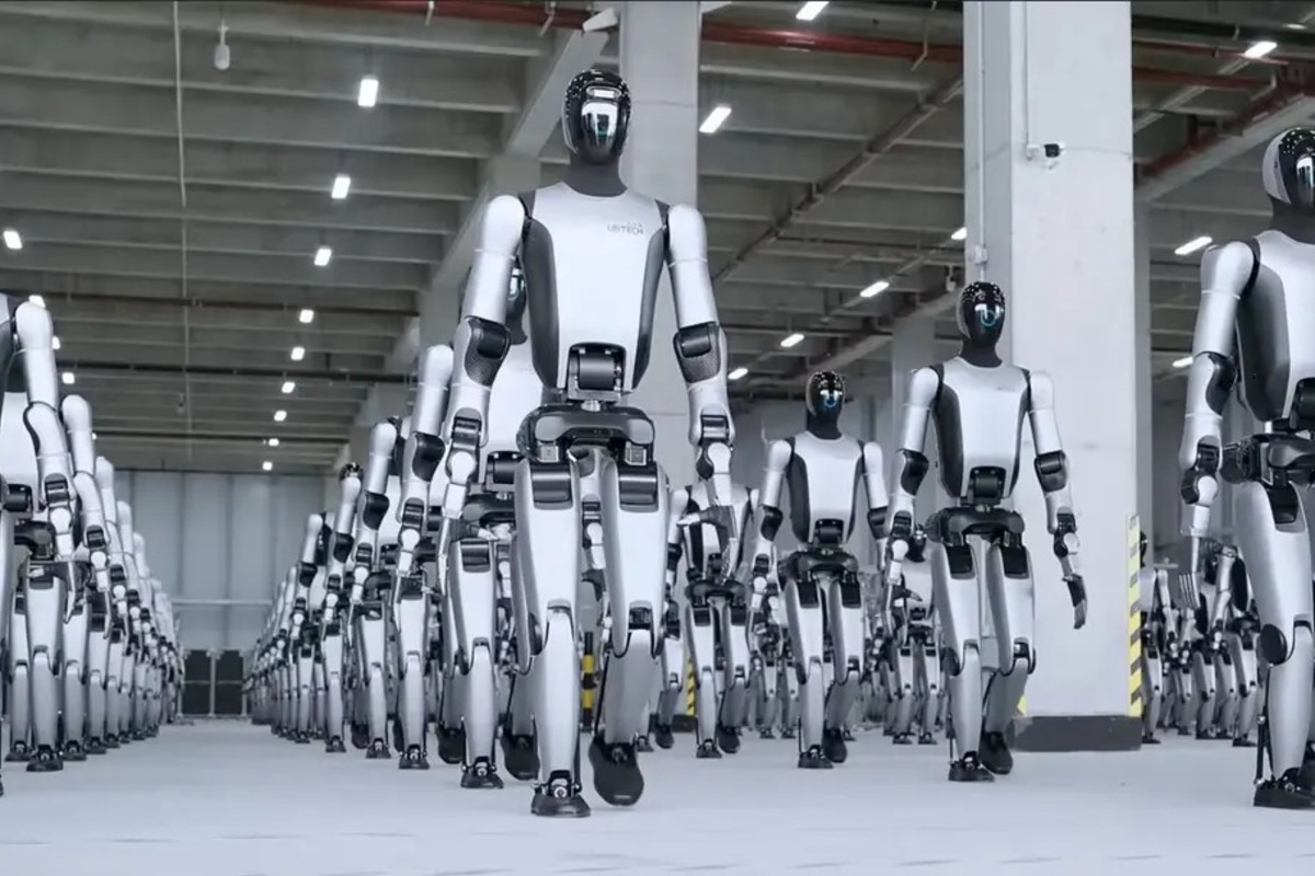 هجوم به سمت آینده؛ چین یک گروه از ربات‌های انسان‌نما را وارد کارخانه کرد