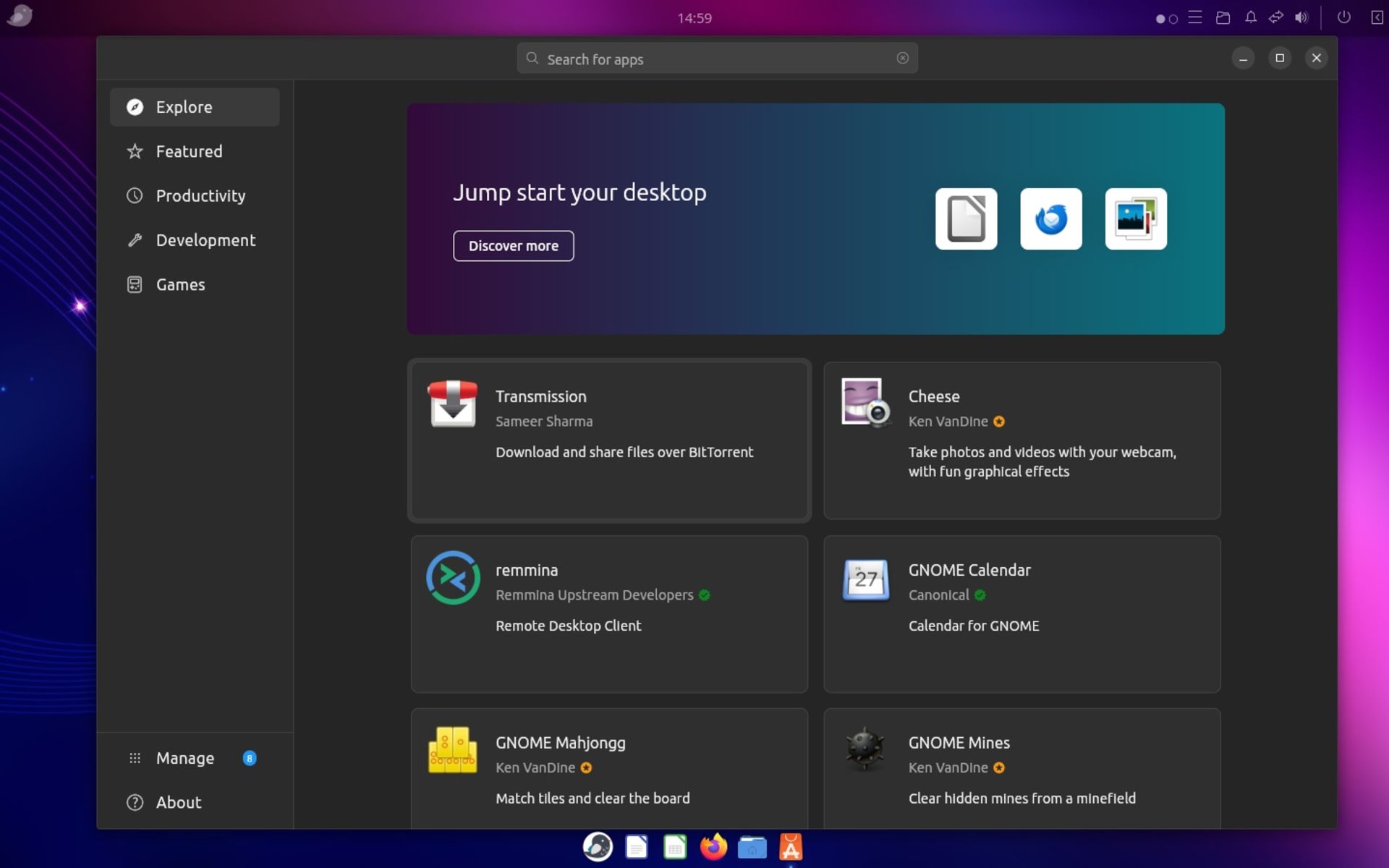 اپ‌استور Ubuntu Budgie