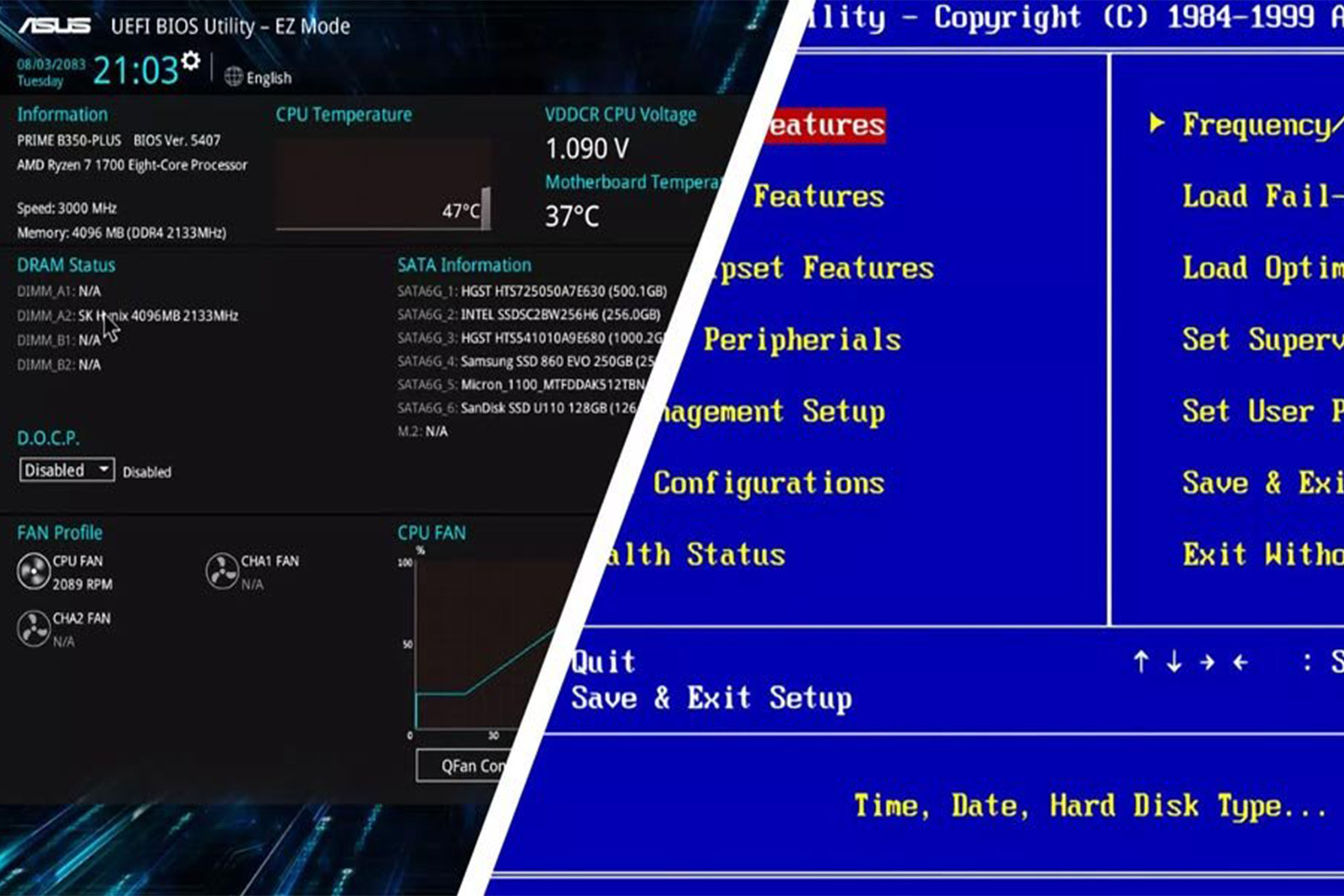 BIOS و UEFI چه تفاوت‌هایی دارند؟ هرآنچه باید بدانید