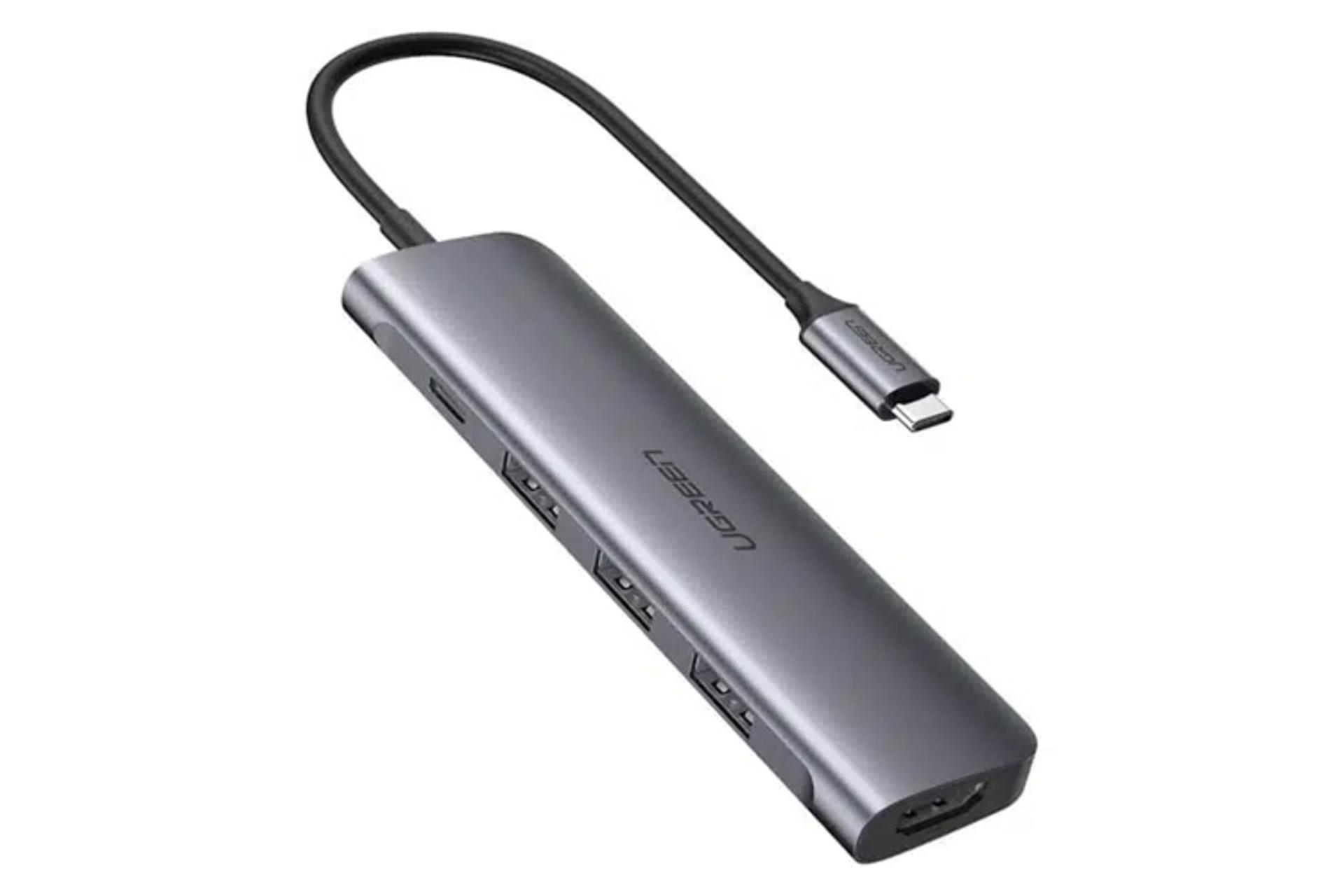 هاب USB هاب USB-C یوگرین 5 پورت مدل CM136-50209