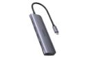 هاب USB هاب USB-C یوگرین 6 پورت مدل CM136-50209 رنگ خاکستری