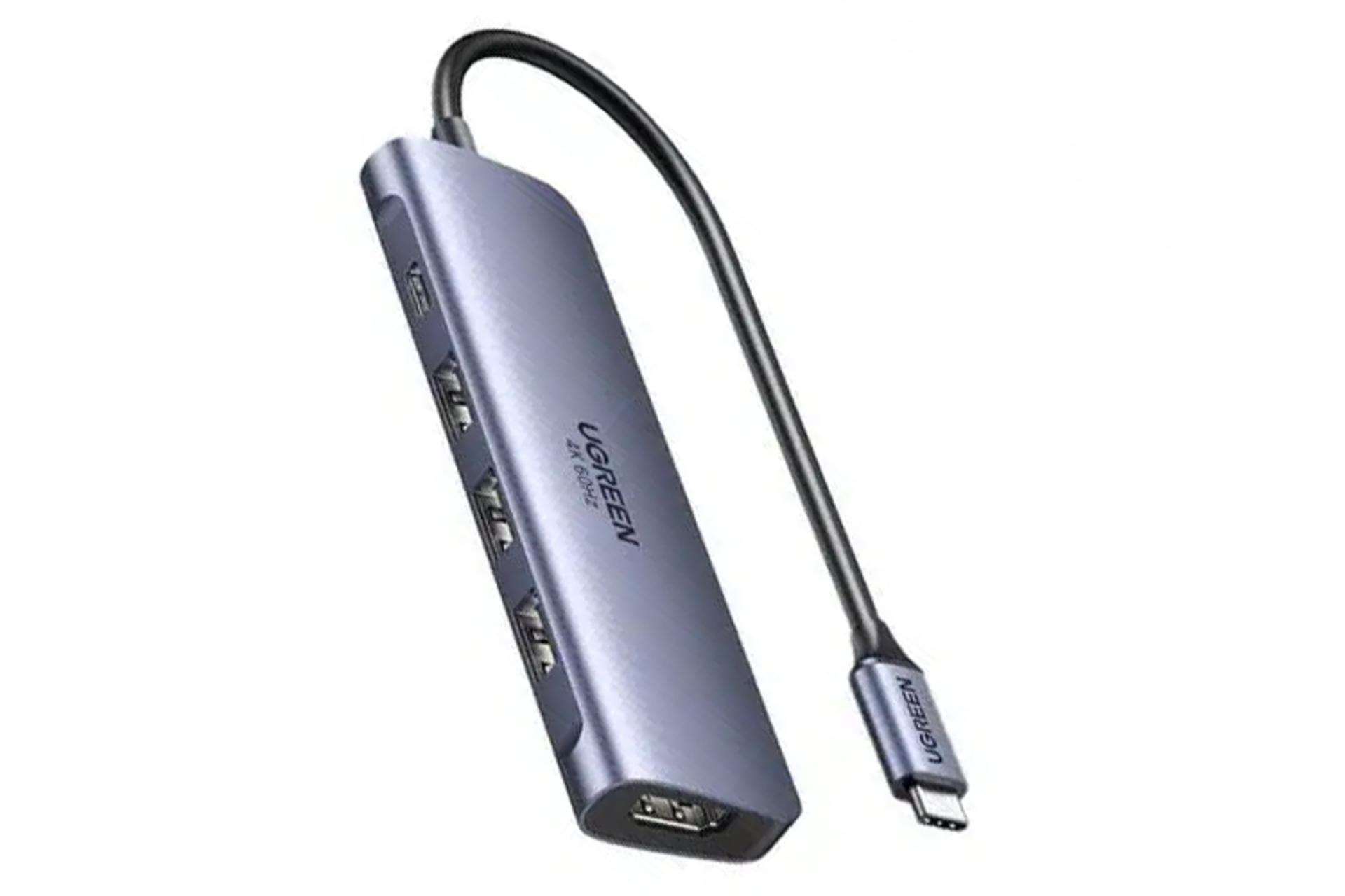 کانکتور هاب USB هاب USB-A یوگرین 6 پورت مدل CM475-80132