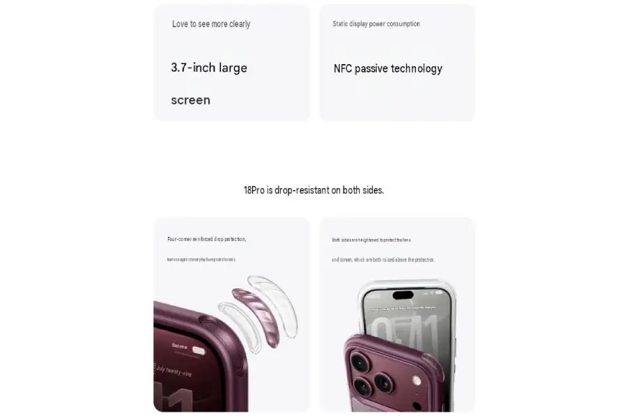 قاب گوشی یوگرین دارای نمایشگر بزرگ ۳.۷ اینچی و تکنولوژی NFC