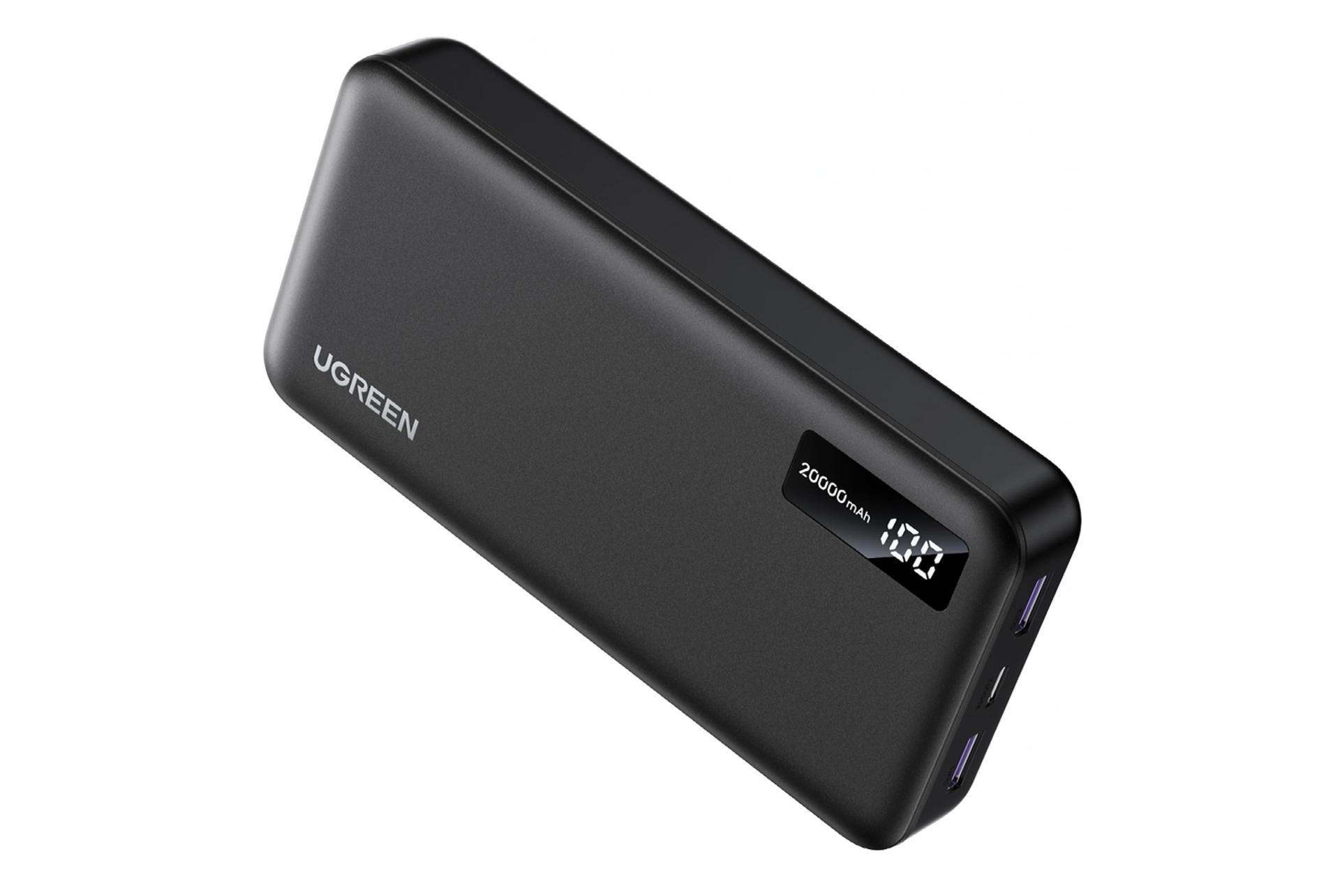 پاور بانک یوگرین UGREEN PB312 20000mAh از نمای کناری