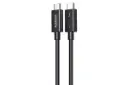 کابل شارژ USB یوگرین Type-C به Type-C مدل US501 ThunderBolt 4 رنگ مشکی