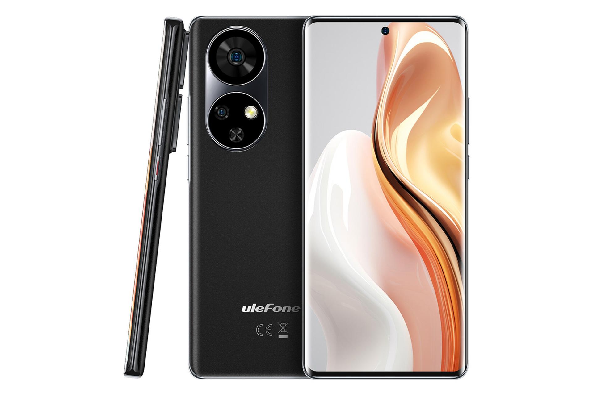 ابعاد گوشی موبایل Note 17 پرو یولفون مشکی / Ulefone Note 17 Pro