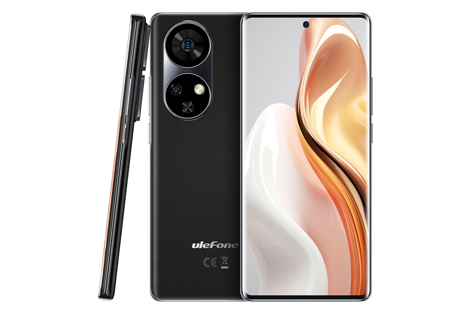 ابعاد گوشی موبایل Note 17 پرو یولفون مشکی / Ulefone Note 17 Pro