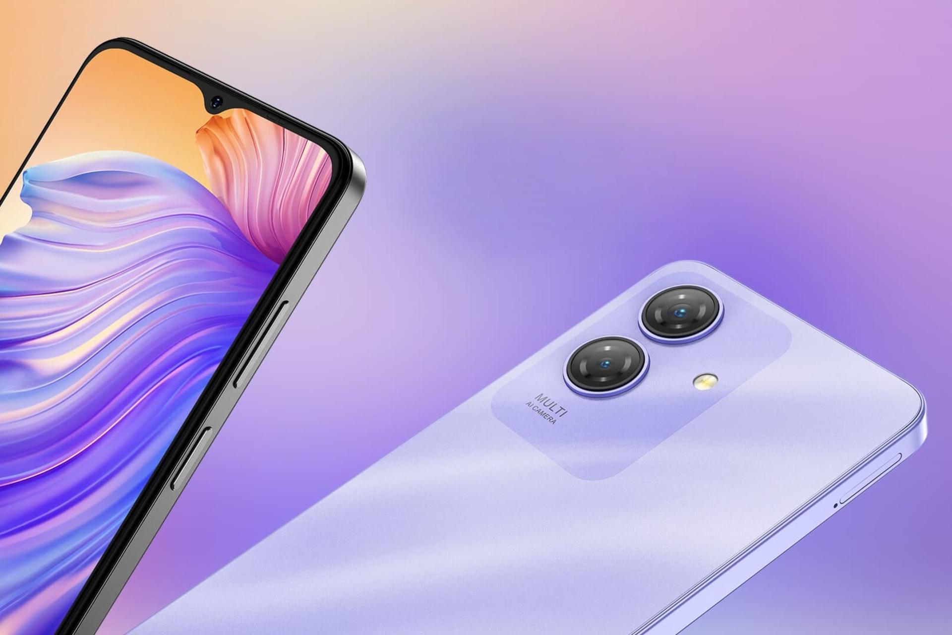 چینش دوربین گوشی موبایل یولفون Ulefone Note 21 بنفش