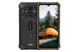 پنل جلو و پشت گوشی موبایل یولفون Ulefone RugKing 3 Pro مشکی و نارنجی