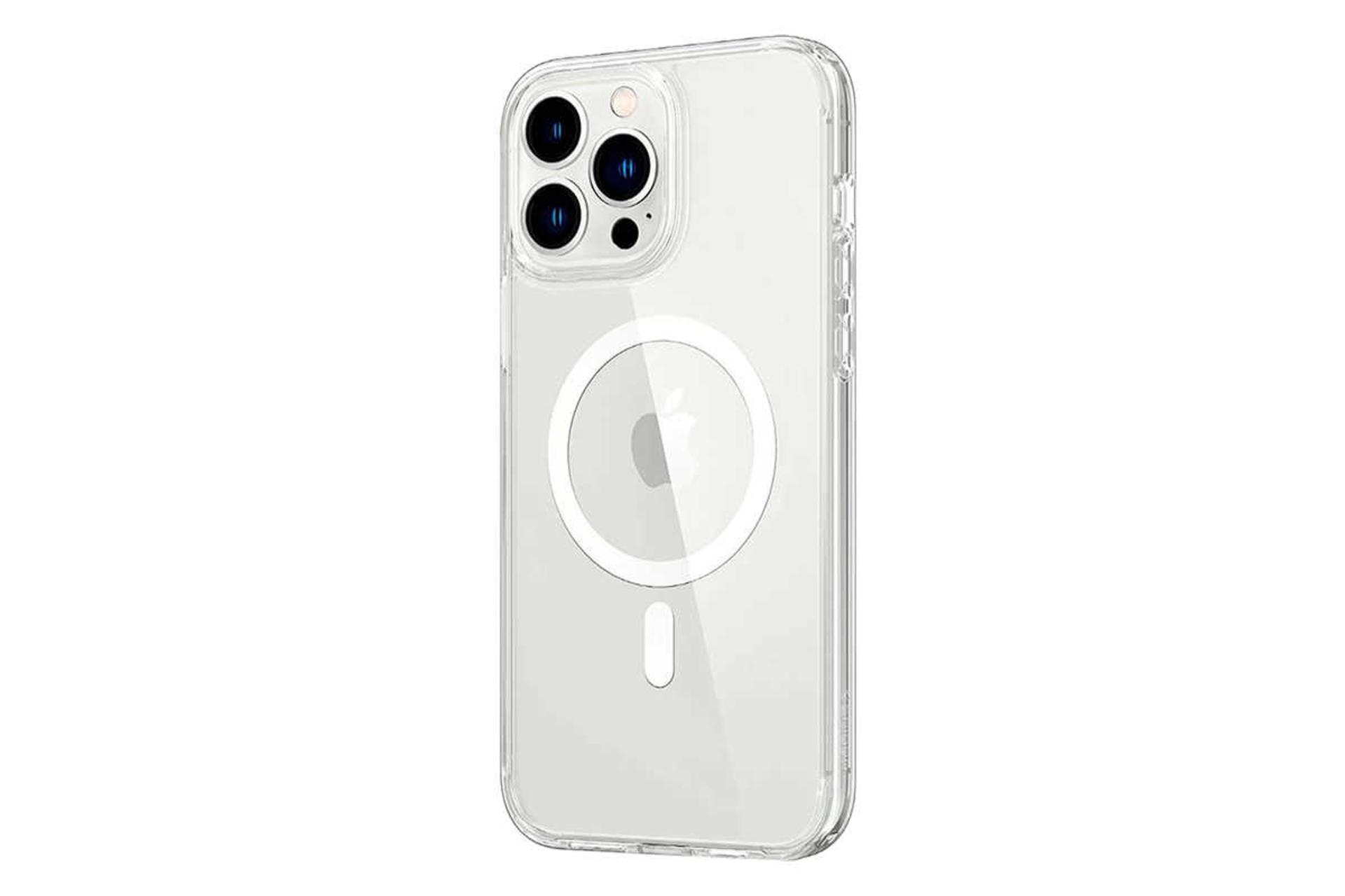 نمای پشت قاب گوشی آلتیمیت شیلد مدل Clear Magsafe مناسب اپل iPhone 13 Pro