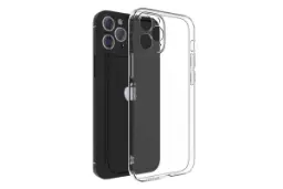 نمای سمت چپ قاب گوشی آلتیمیت شیلد مدل Clear ULT مناسب اپل iPhone 12 Pro
