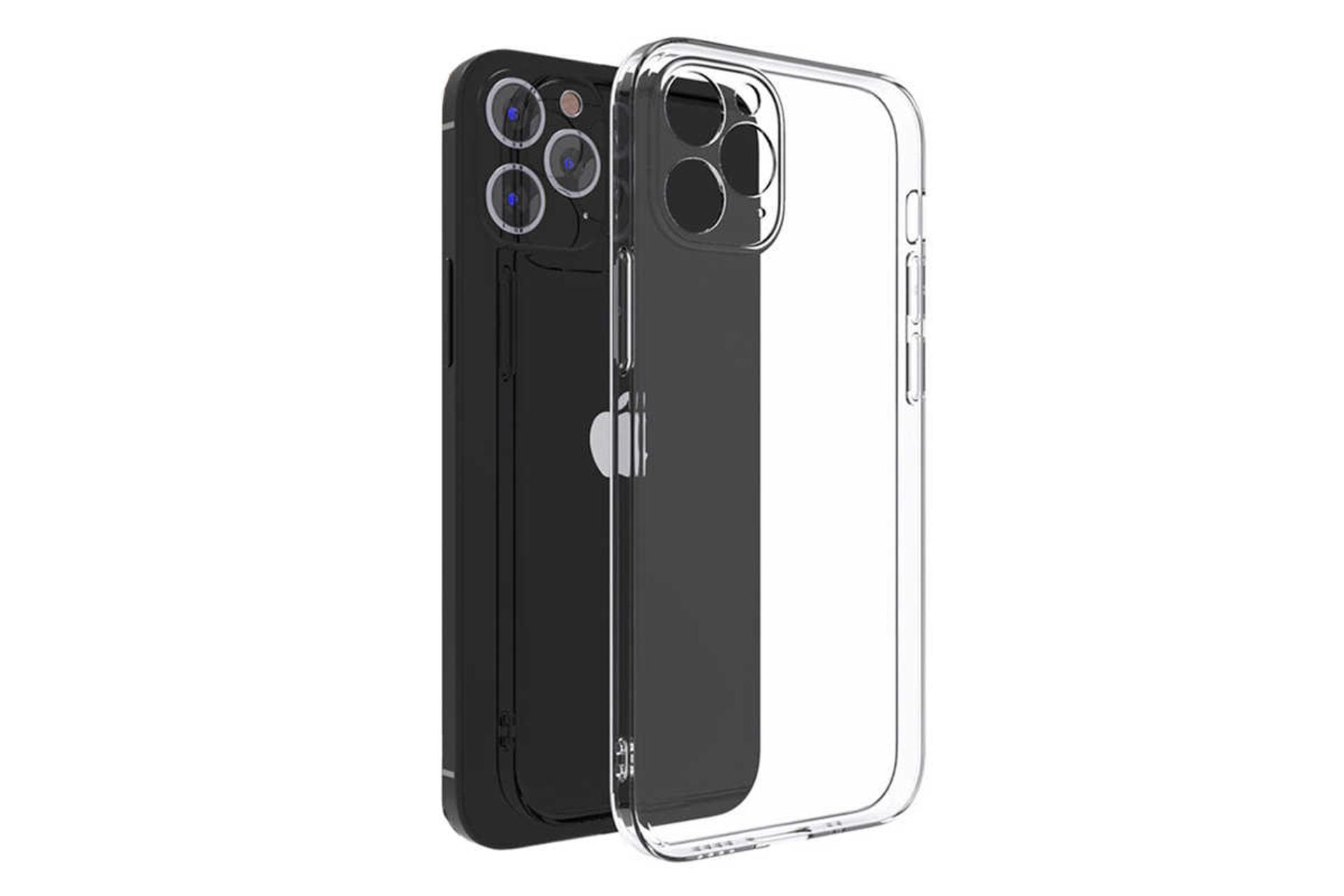 نمای سمت چپ قاب گوشی آلتیمیت شیلد مدل Clear ULT مناسب اپل iPhone 13 Pro