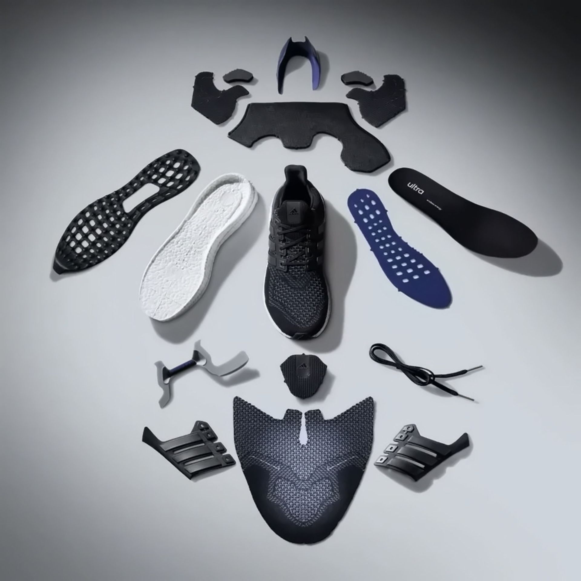 اجزای کفش Ultra Boost آدیداس 