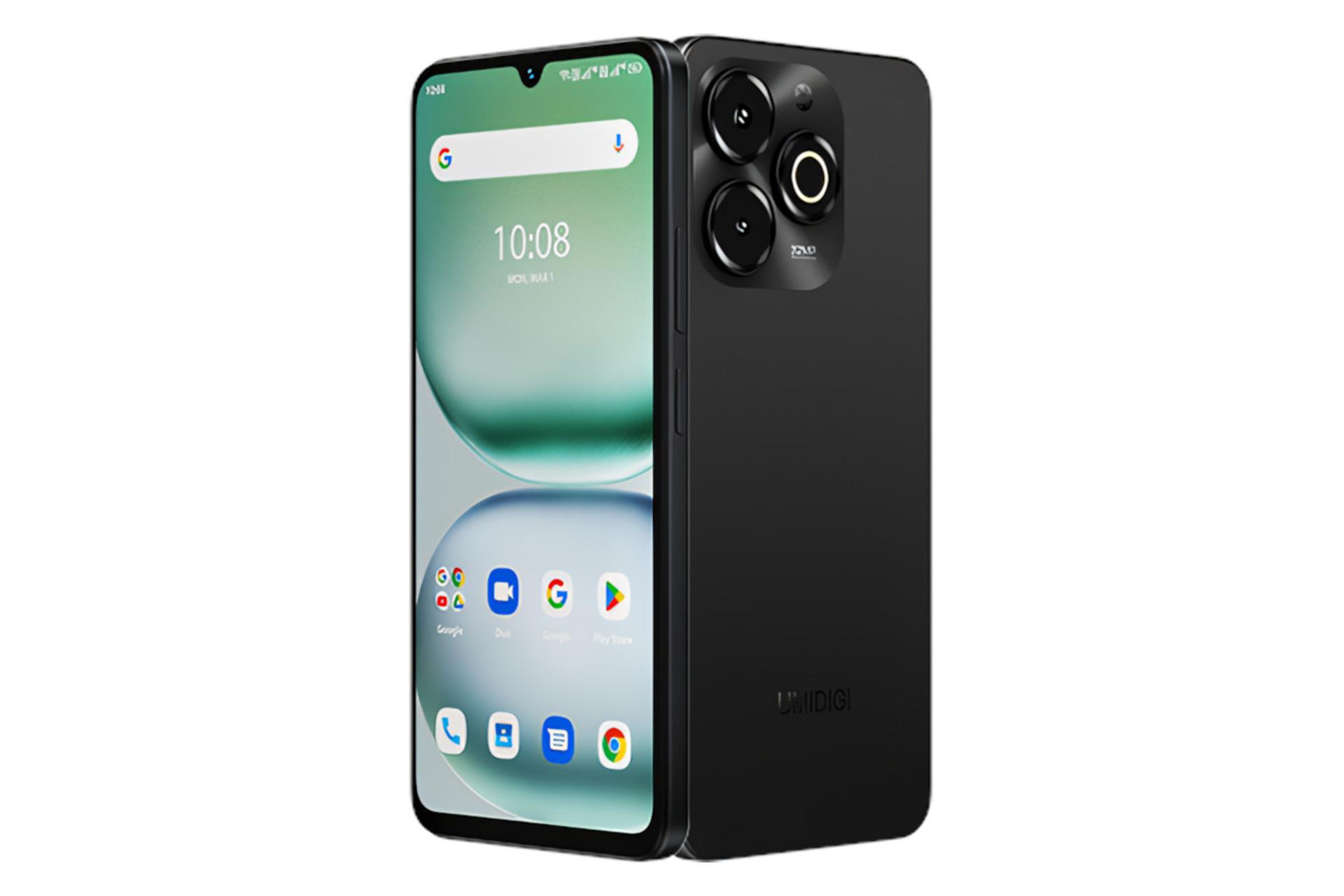 پنل جلو و پشت گوشی موبایل اومی دیجی UMIDIGI G100x 4G مشکی