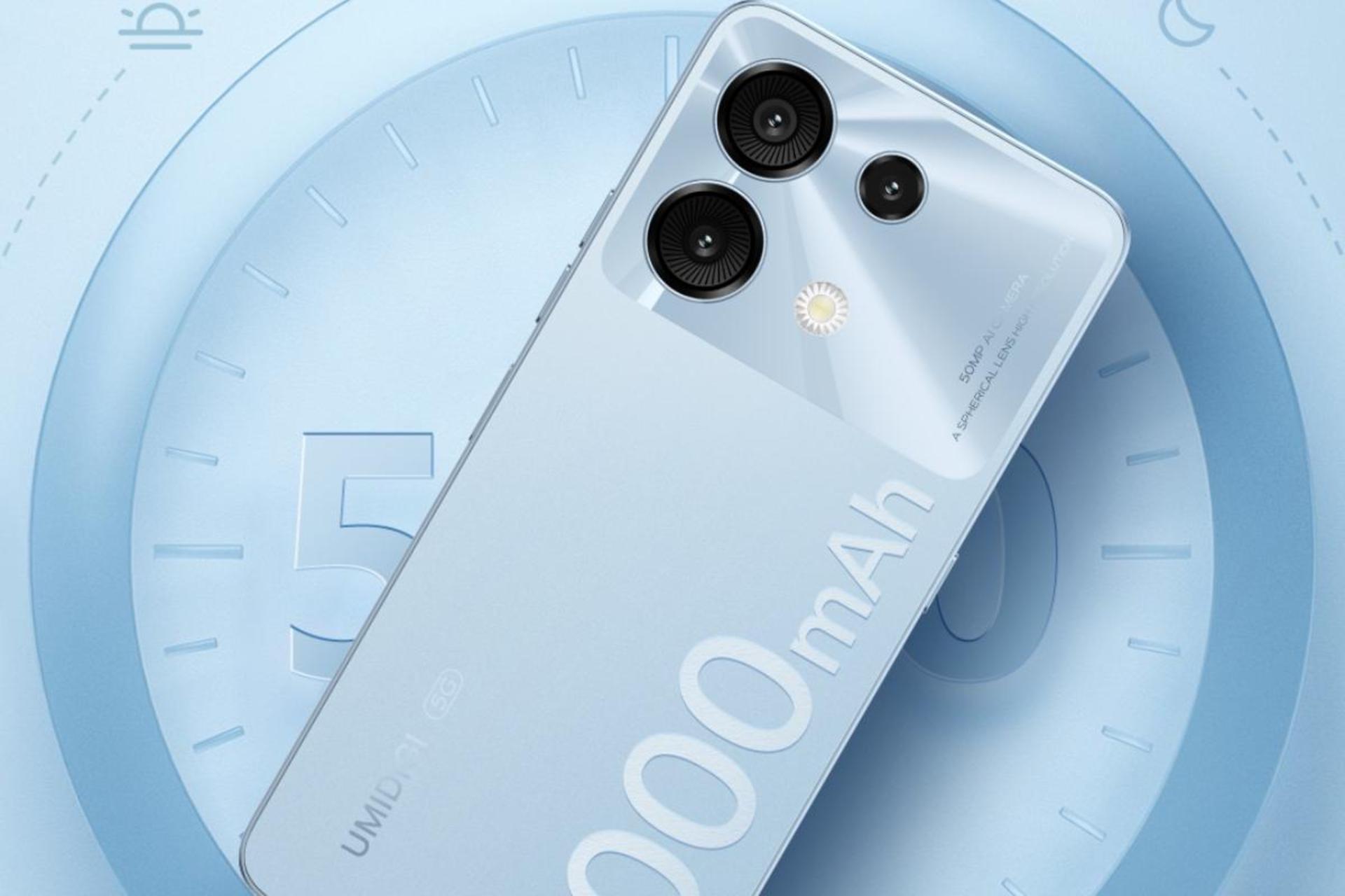گوشی Umidigi G9 5G از نمای پشت