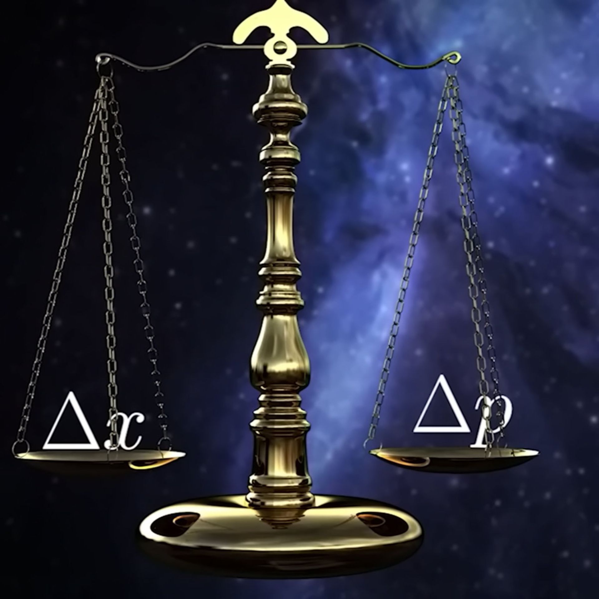 تشبیه قانون عدم قطعیت به یک ترازو