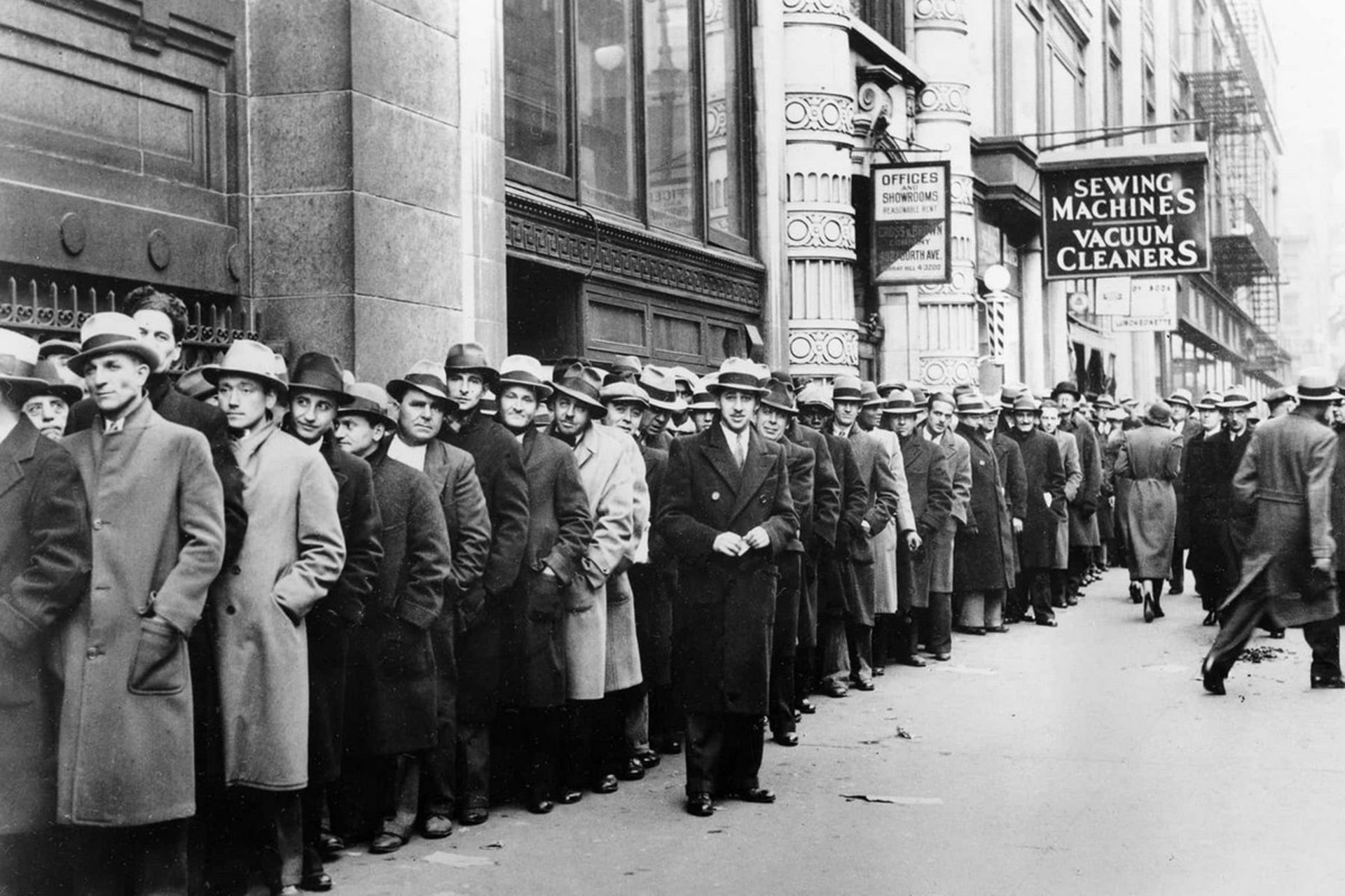 بیکاری در دوران رکود بزرگ