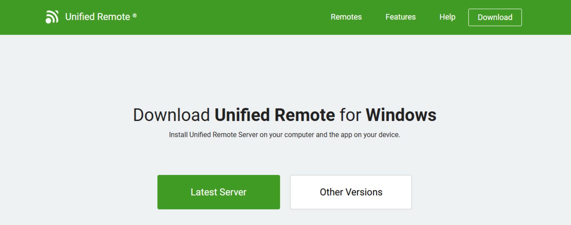 نصب برنامه Unified Remote