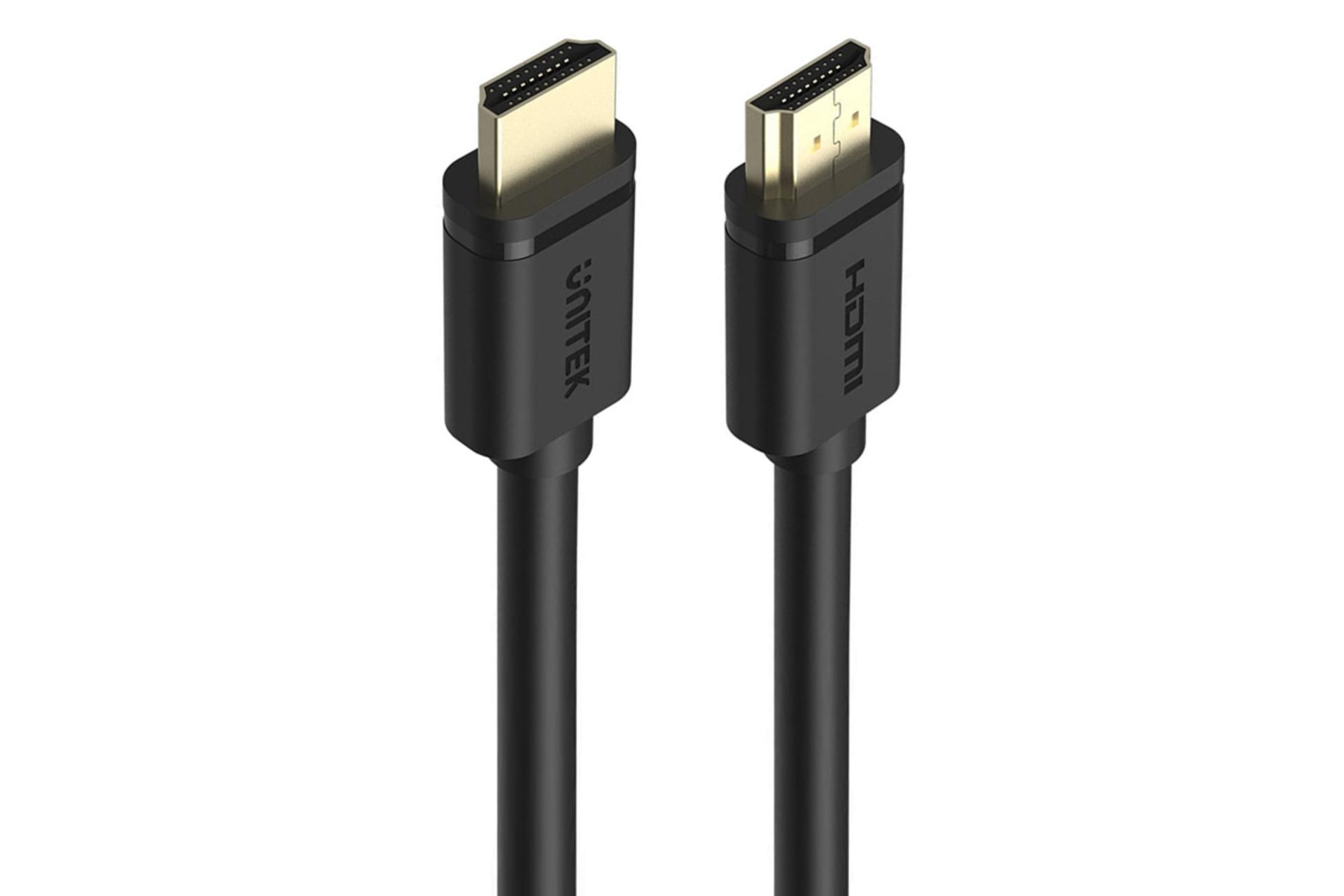 سمت چپ کابل HDMI یونیتک UNITEK Y-C136M HDMI 1.4 4K 30Hz