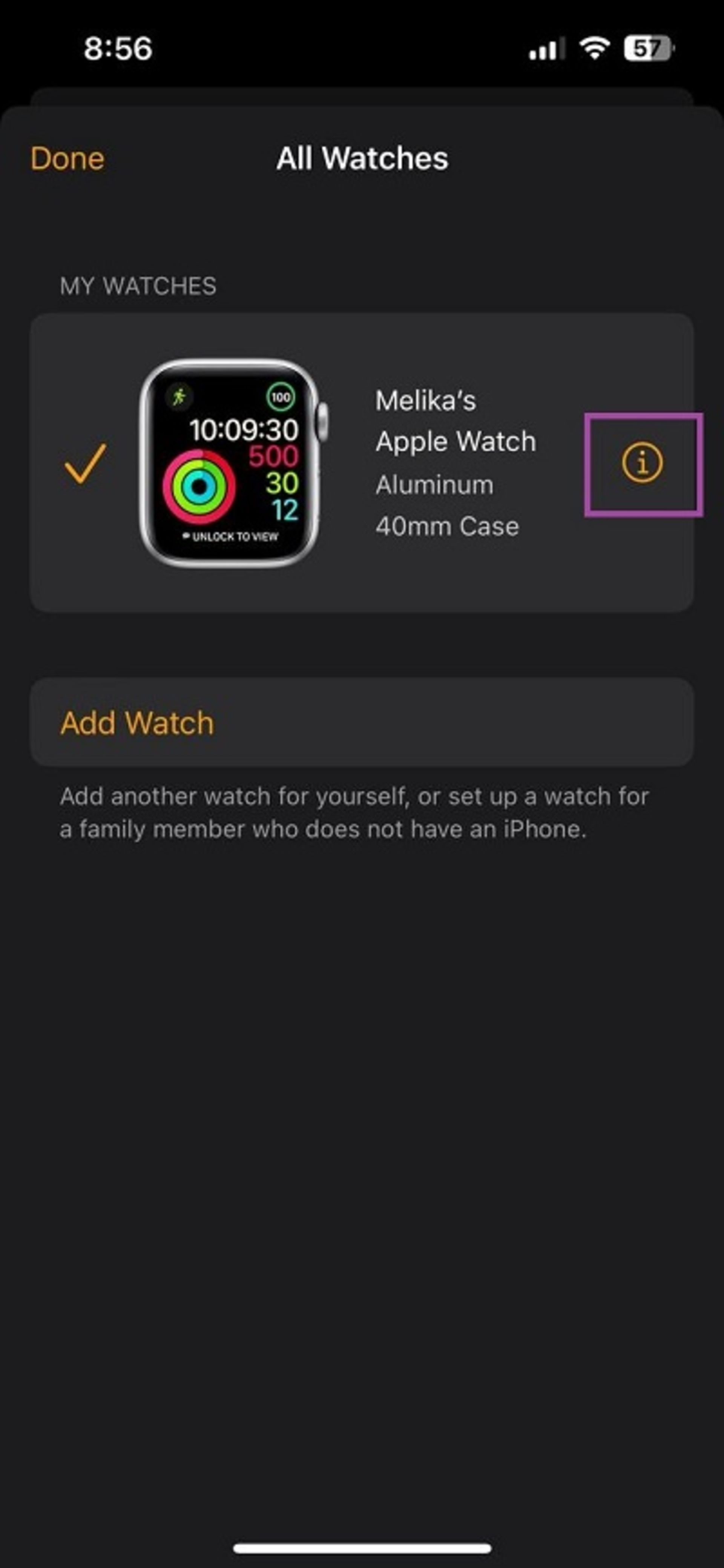 جفت‌سازی مجدد اپل واچ با آیفون