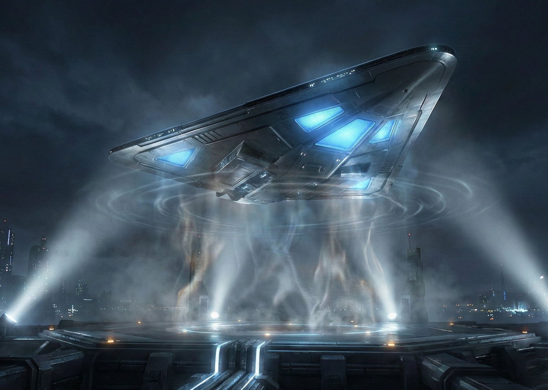 هواپیما یا فضاپیمای آینده‌نگرانه‌ای که برای بلند شدن از زمین نیازی به غلبه بر جاذبه ندارد