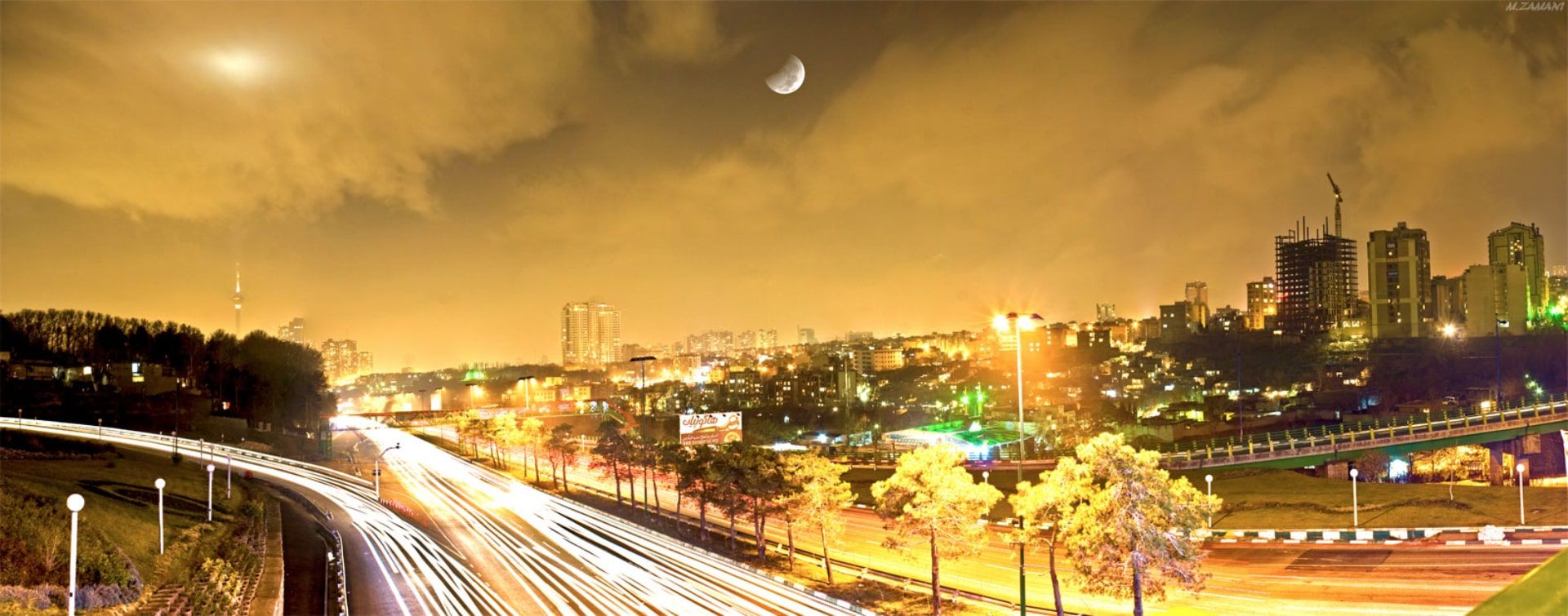 آلودگی نوری شهری تهران