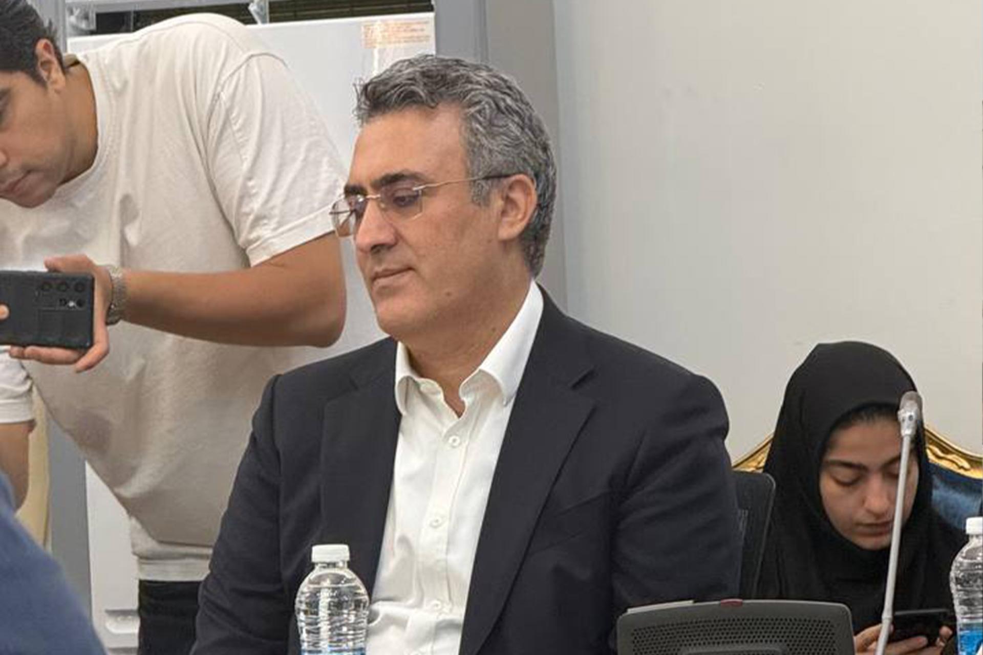 بهزاد اکبری شرکت ارتباطات زیرساخت در نشست خبری