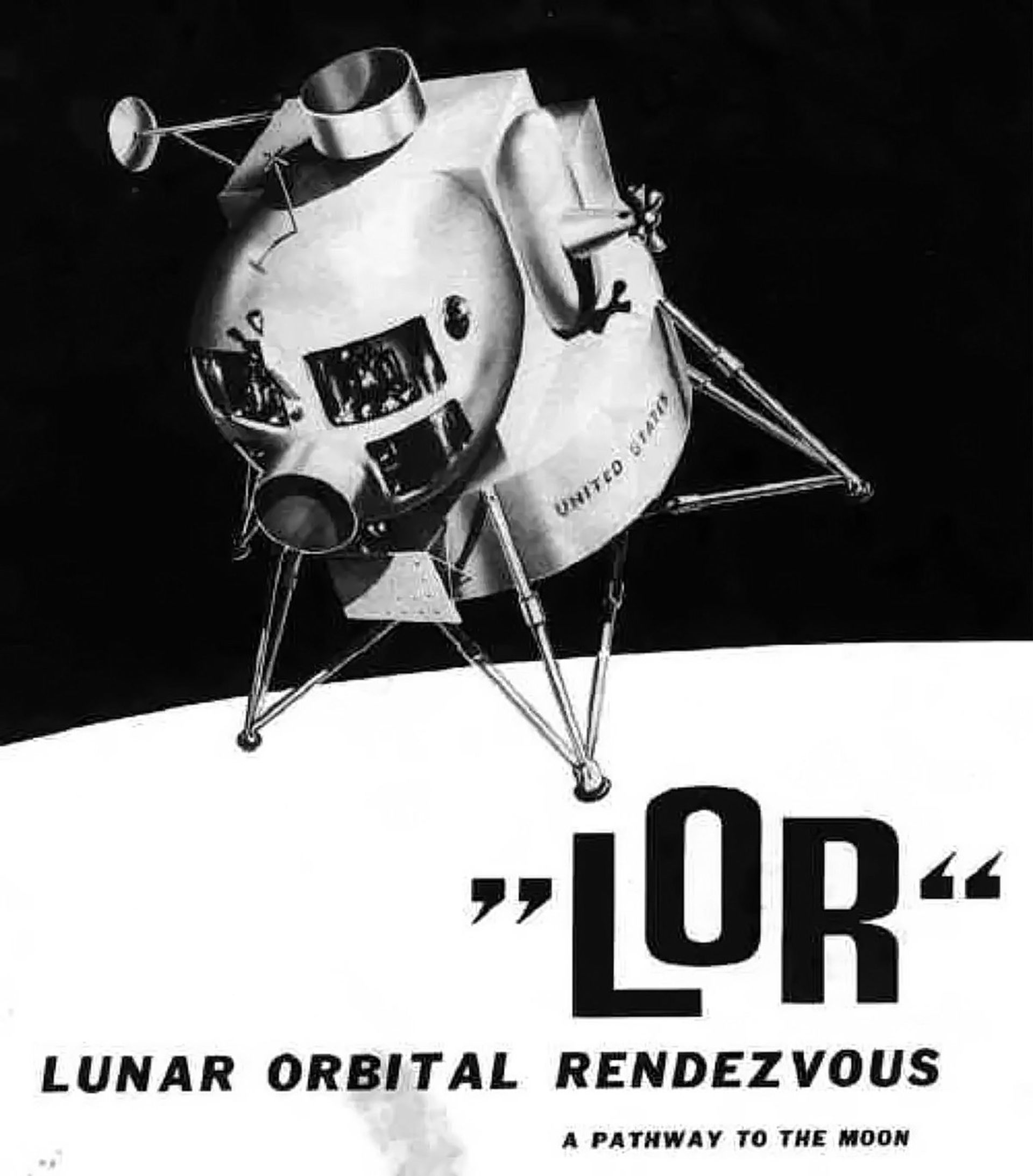 طرح «قرار در مدار ماه» (Lunar Orbit Rendezvous - LOR)