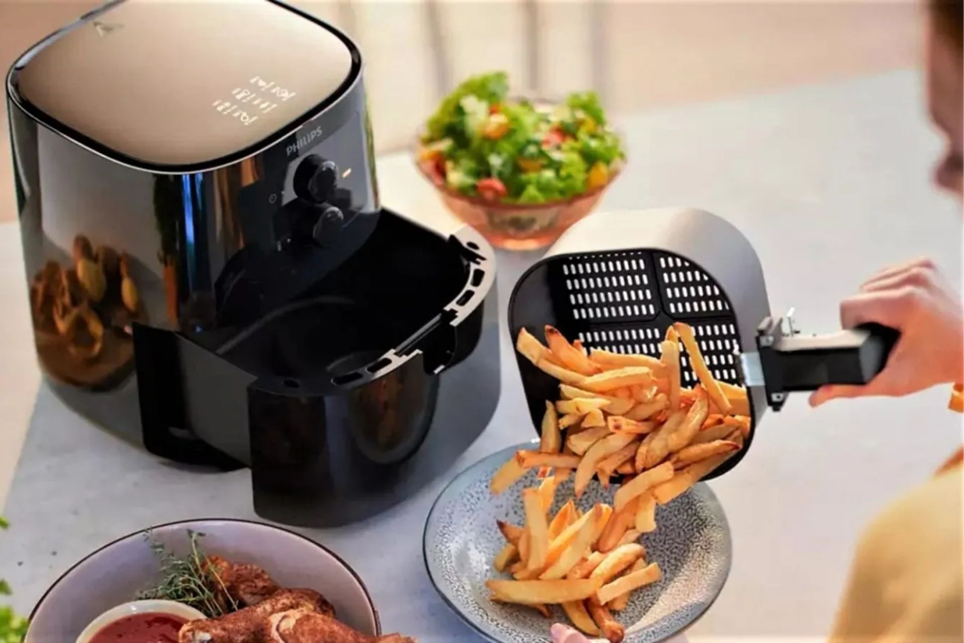 پخت سیب‌زمینی سرخ‌شده به کمک هواپز فیلیپس