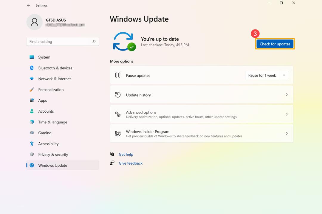به‌روزرسانی بایوس از طریق Windows Update مرحله دوم