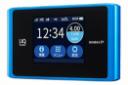 سمت راست مودم و روتر سیم‌ کارتی یوکیو UQ Speed Wi-Fi Next WX04 آبی