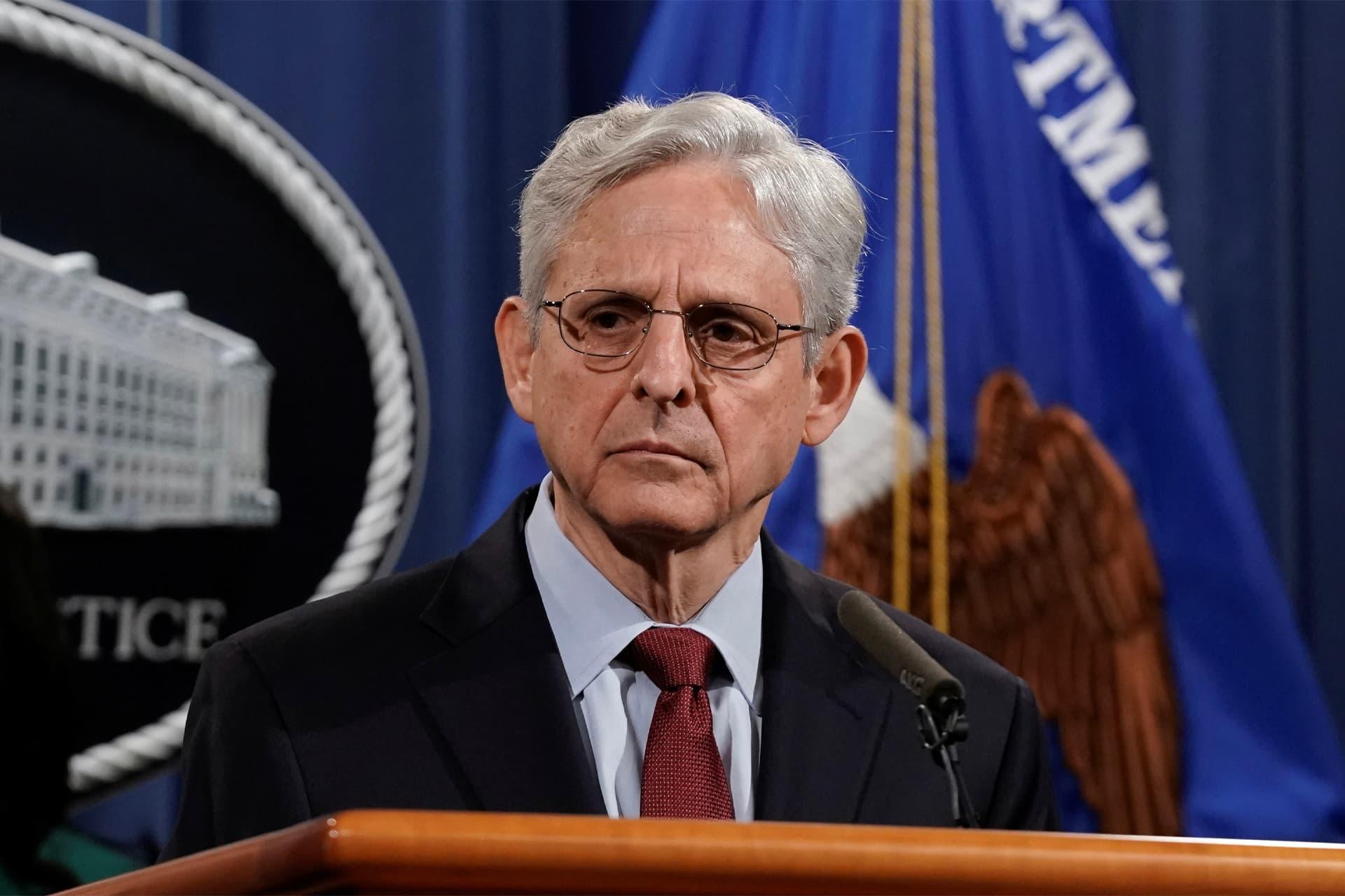 مریک گارلند / Merrick Garland دادستان کل آمریکا در کنفرانس مطبوعاتی