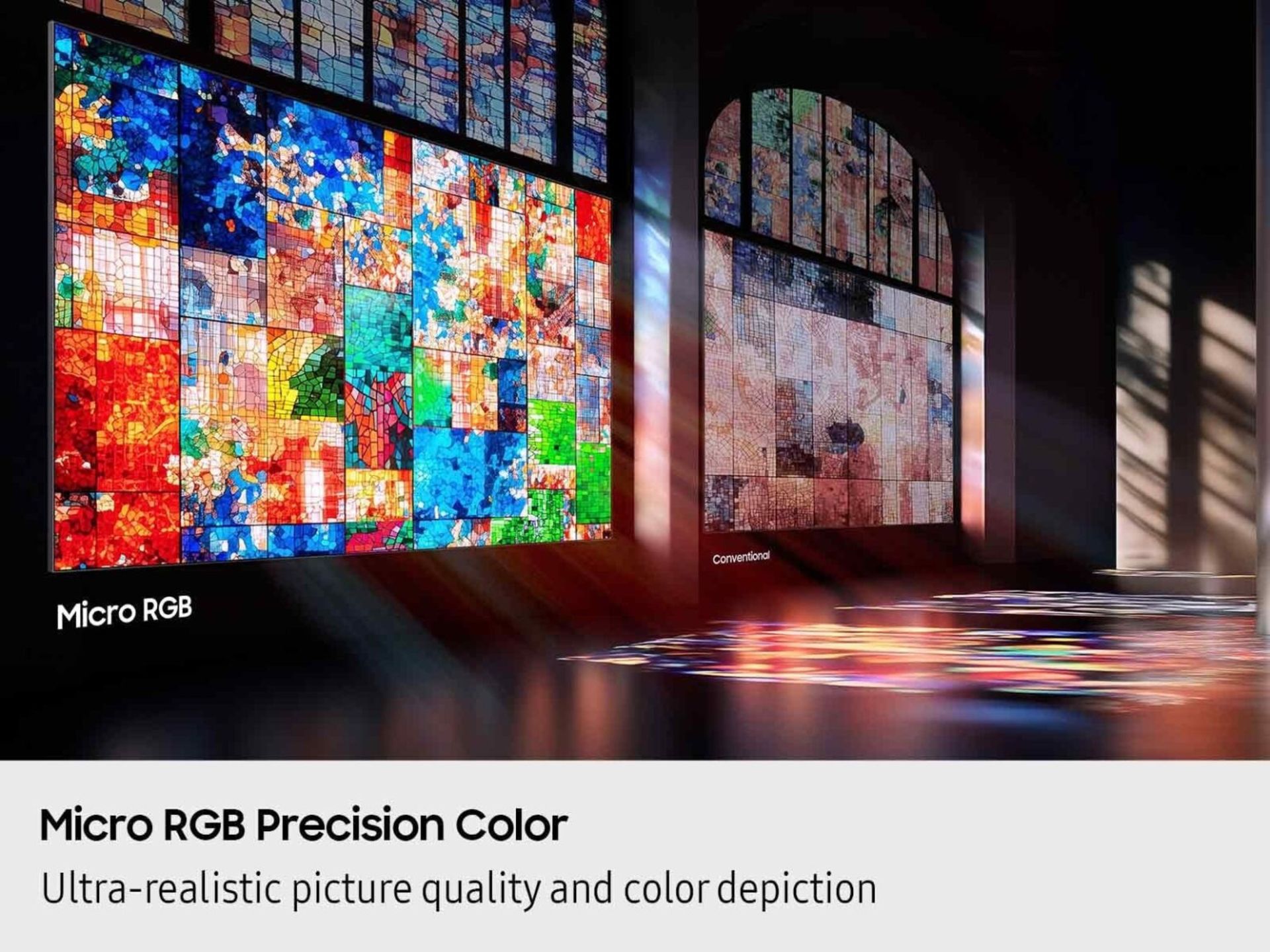 یک پالت رنگی بر روی نمای داخلی ساختمان