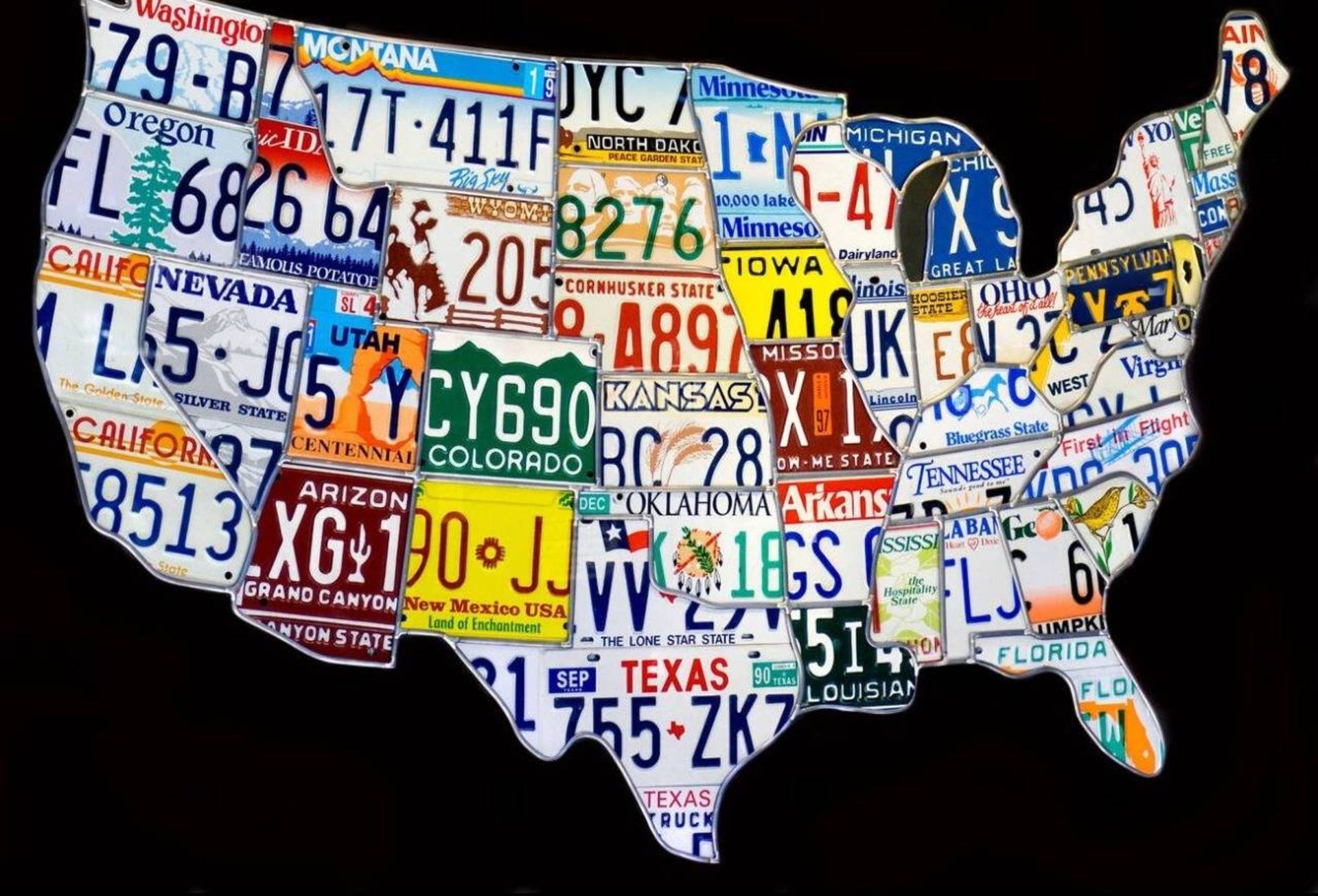 پلاک های خودرو آمریکایی