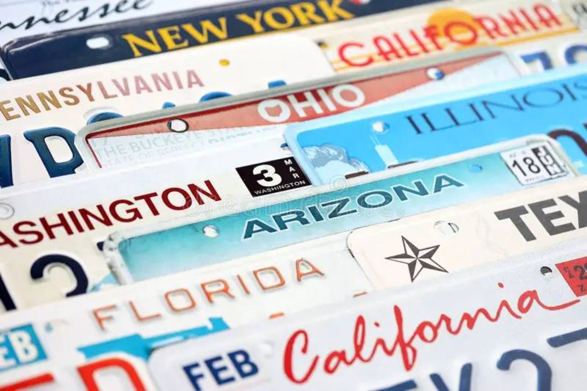 پلاک های خودرو آمریکایی