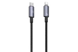 کابل شارژ USB یوسمز Type-C به Lightning مدل US-SJ662 با طول 1.2 متر