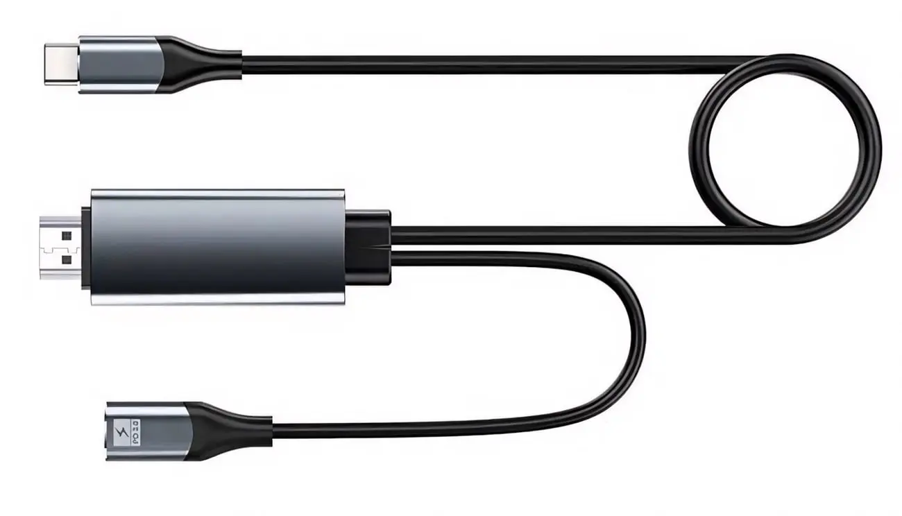 کابل تبدیل تایپ سی (USB-C) به رابط اچ‌دی‌ام‌آی (HDMI) برای انتقال تصویر