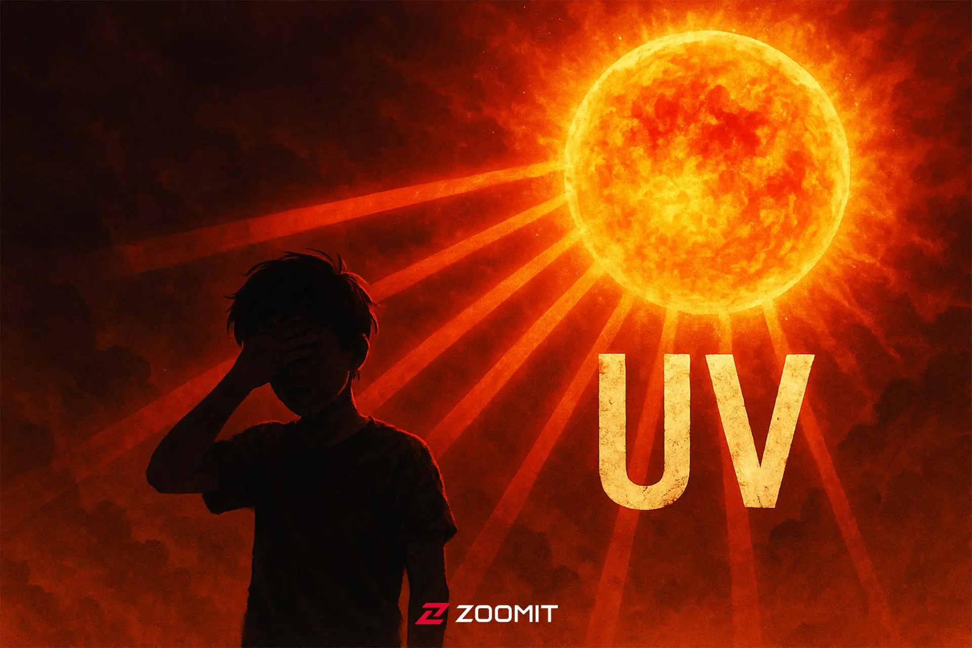 تصویر هوش مصنوعی از مراقبت در برابر UV