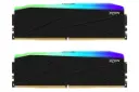 رنگ مشکی رم وی کالر Manta XFinity RGB ظرفیت 32 گیگابایت (2x16) از نوع DDR5-7800 CL38