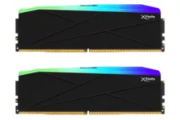 رنگ مشکی رم وی کالر Manta XFinity RGB ظرفیت 48 گیگابایت (2x24) از نوع DDR5-8400 CL40