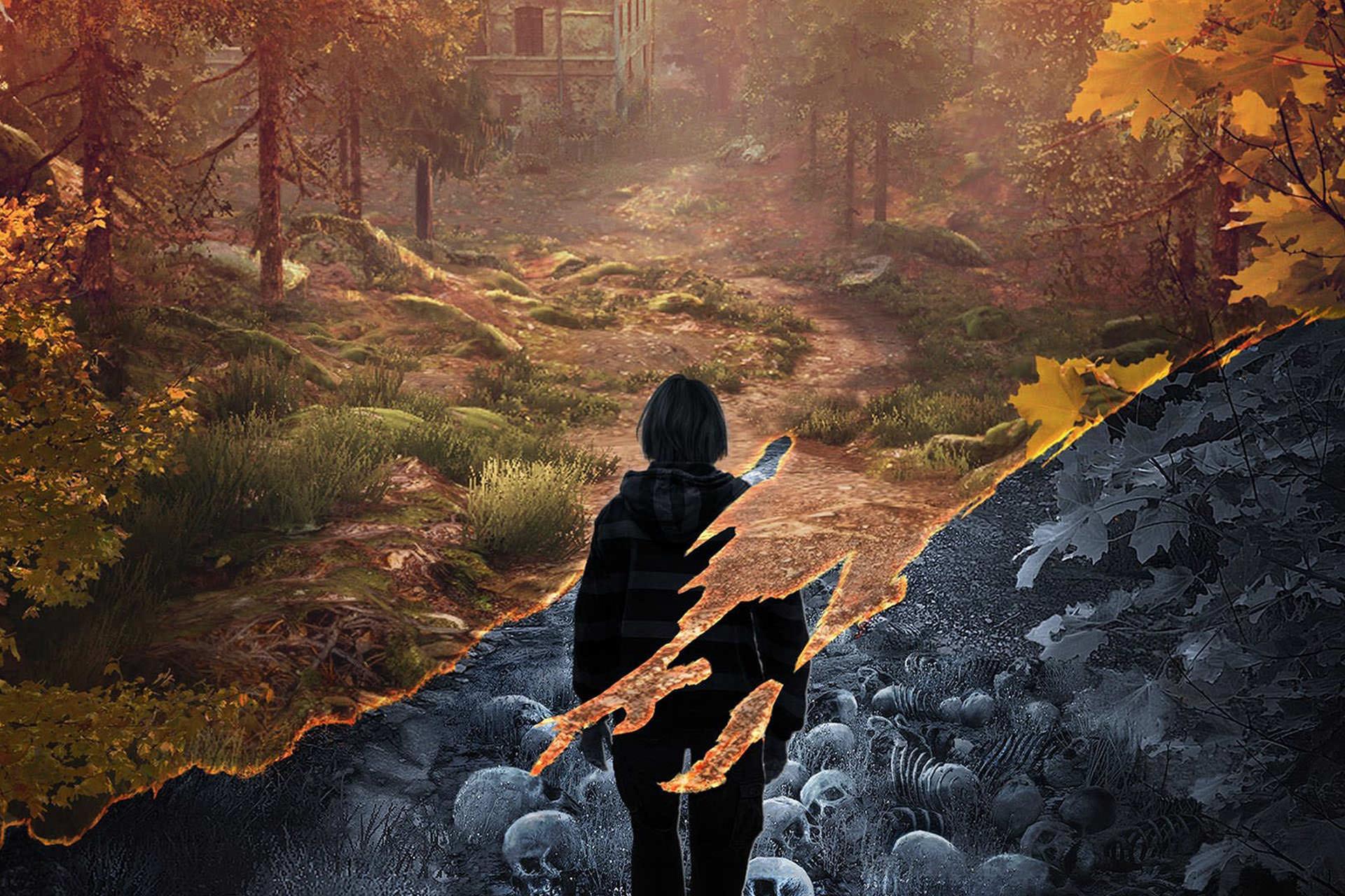 دختر تنها در پوستر بازی The Vanishing of Ethan Carter