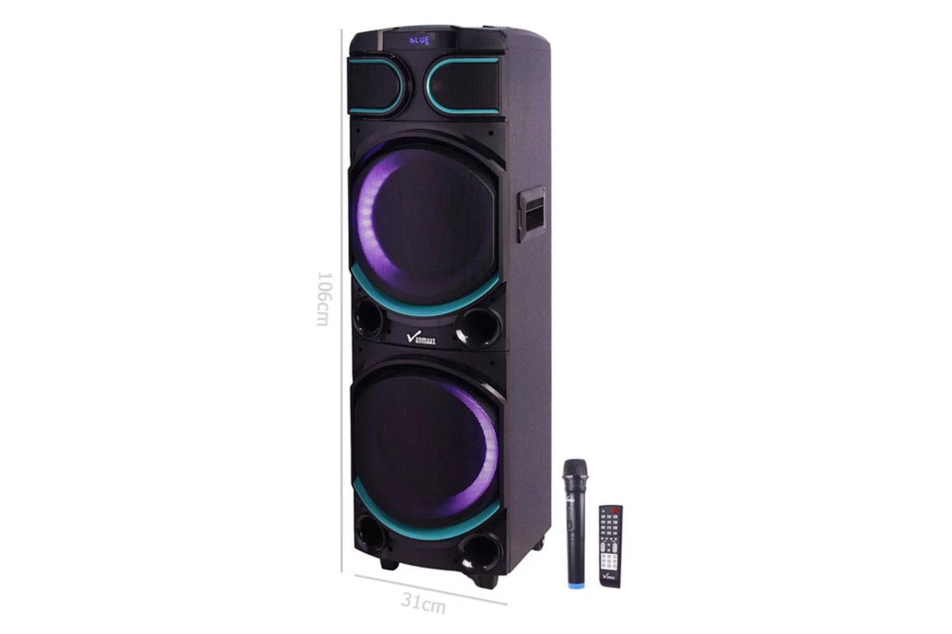 ابعاد و اندازه اسپیکر وان مکس MAX-1400