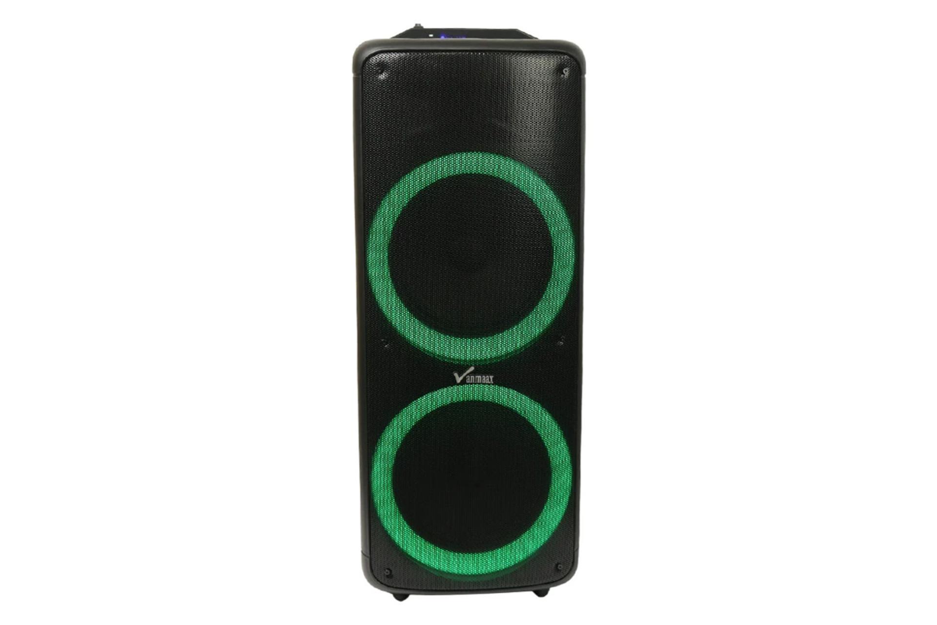 نمای جلو و نورپردازی اسپیکر وان مکس MAX-850